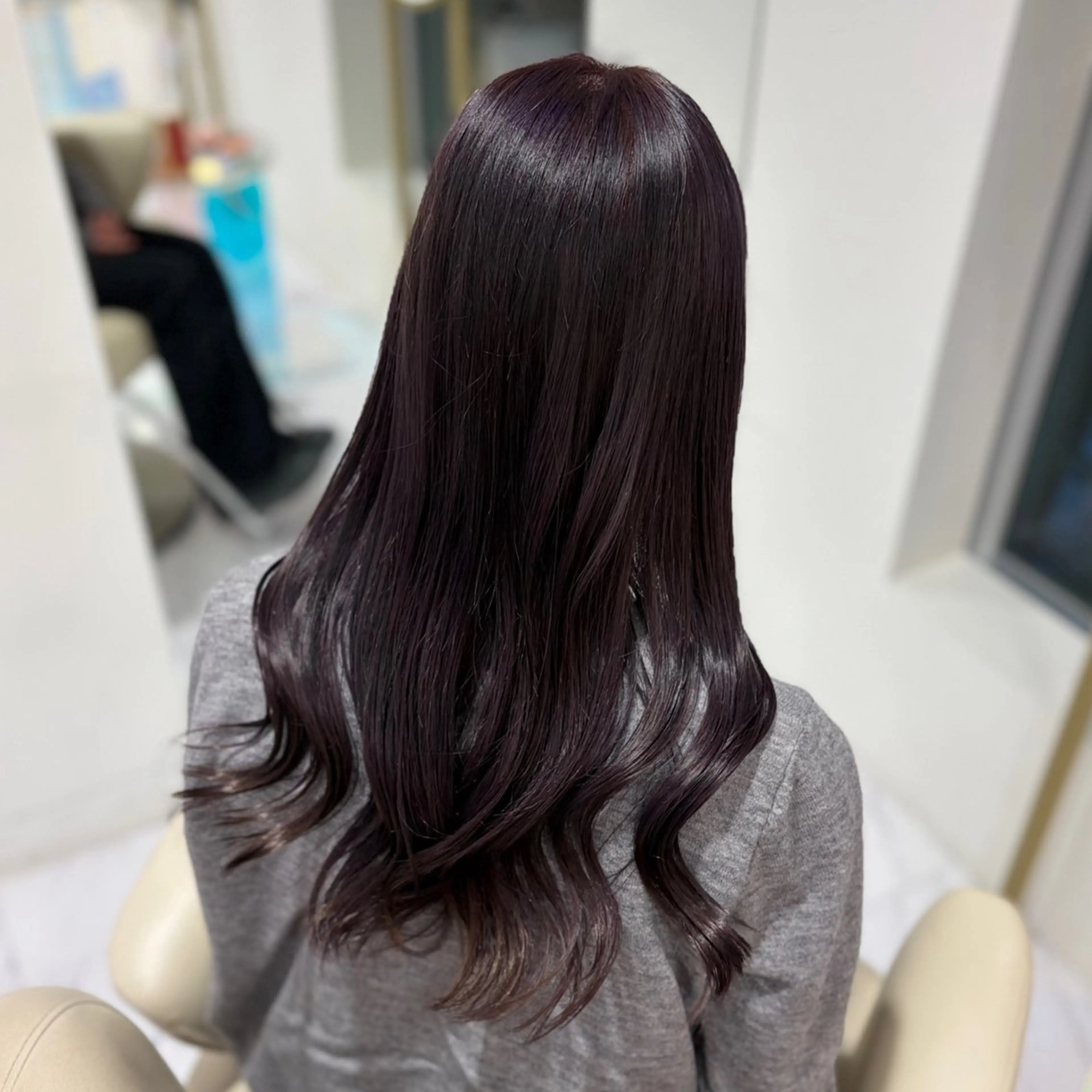 セミロング カラー ブリーチ ヘアカラー トリートメント 🍯Ayu/ハイトー ン/ブリーチ/ヘアメのヘアスタイル