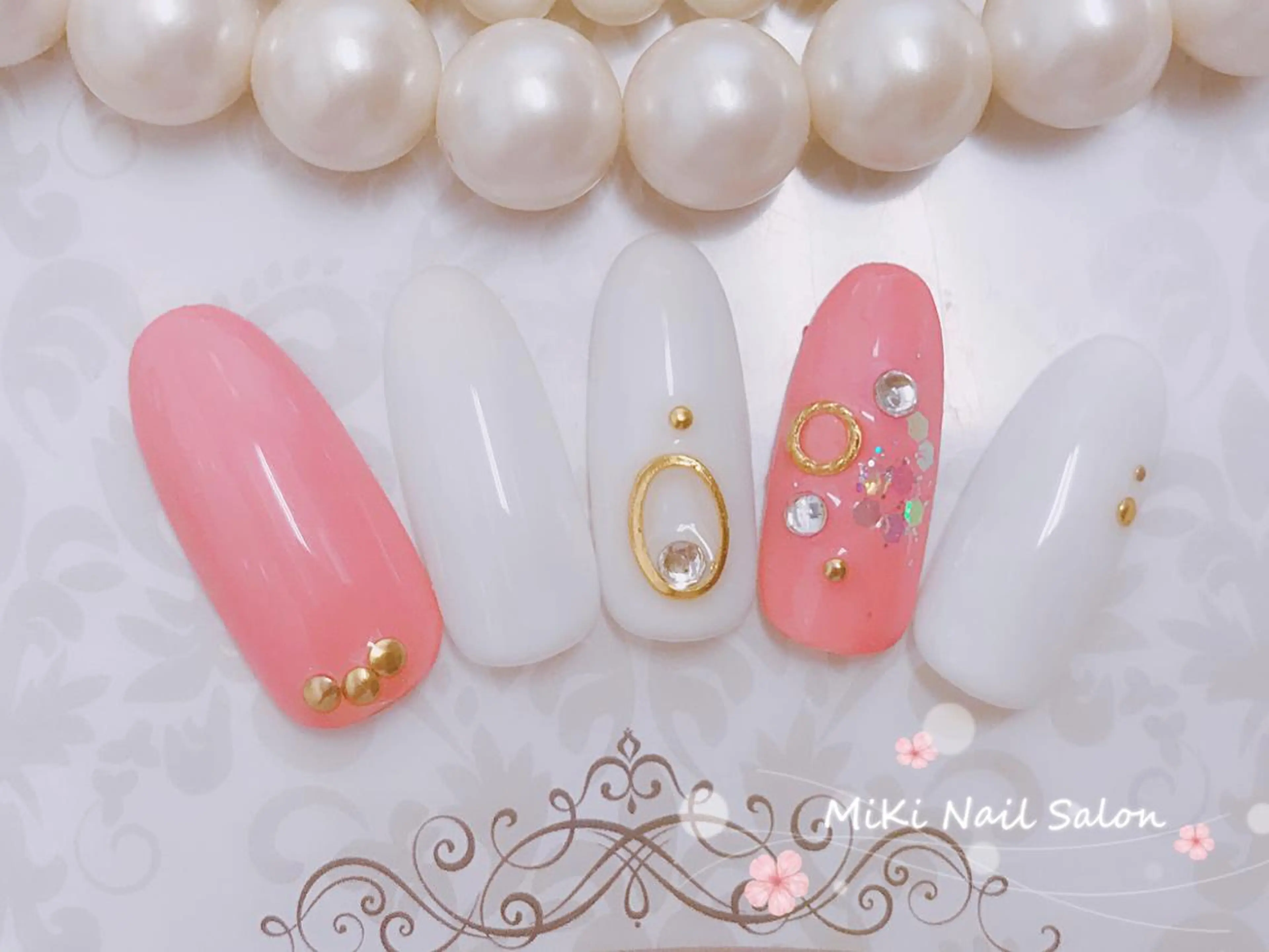 ネイル MiKi Nai池袋 長さだし得意のネイルデザイン