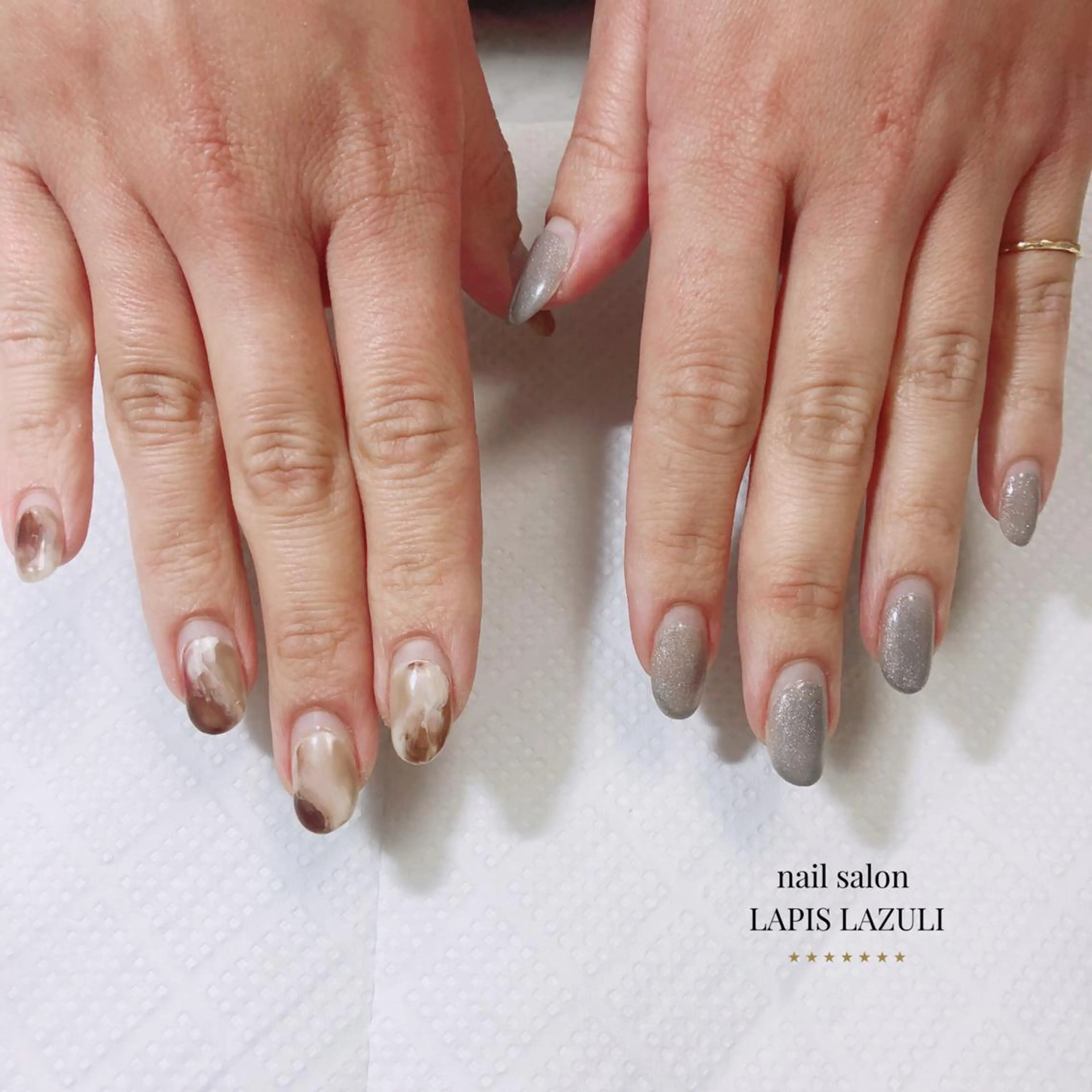 ネイル nail salon ラピスラズリのネイルデザイン