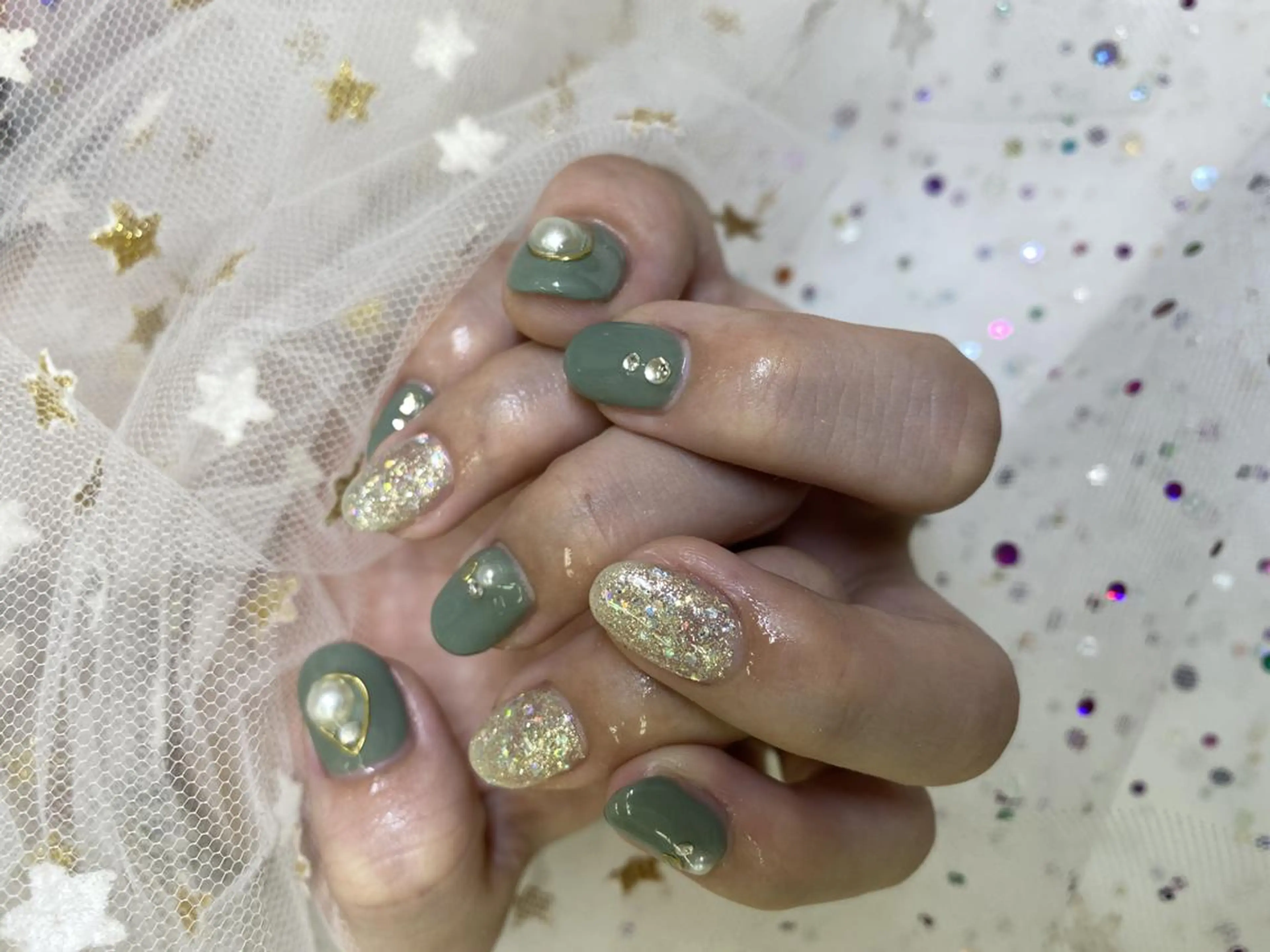 ネイル 🦋ネイルサロン ブラン🌈ゆりのネイルデザイン