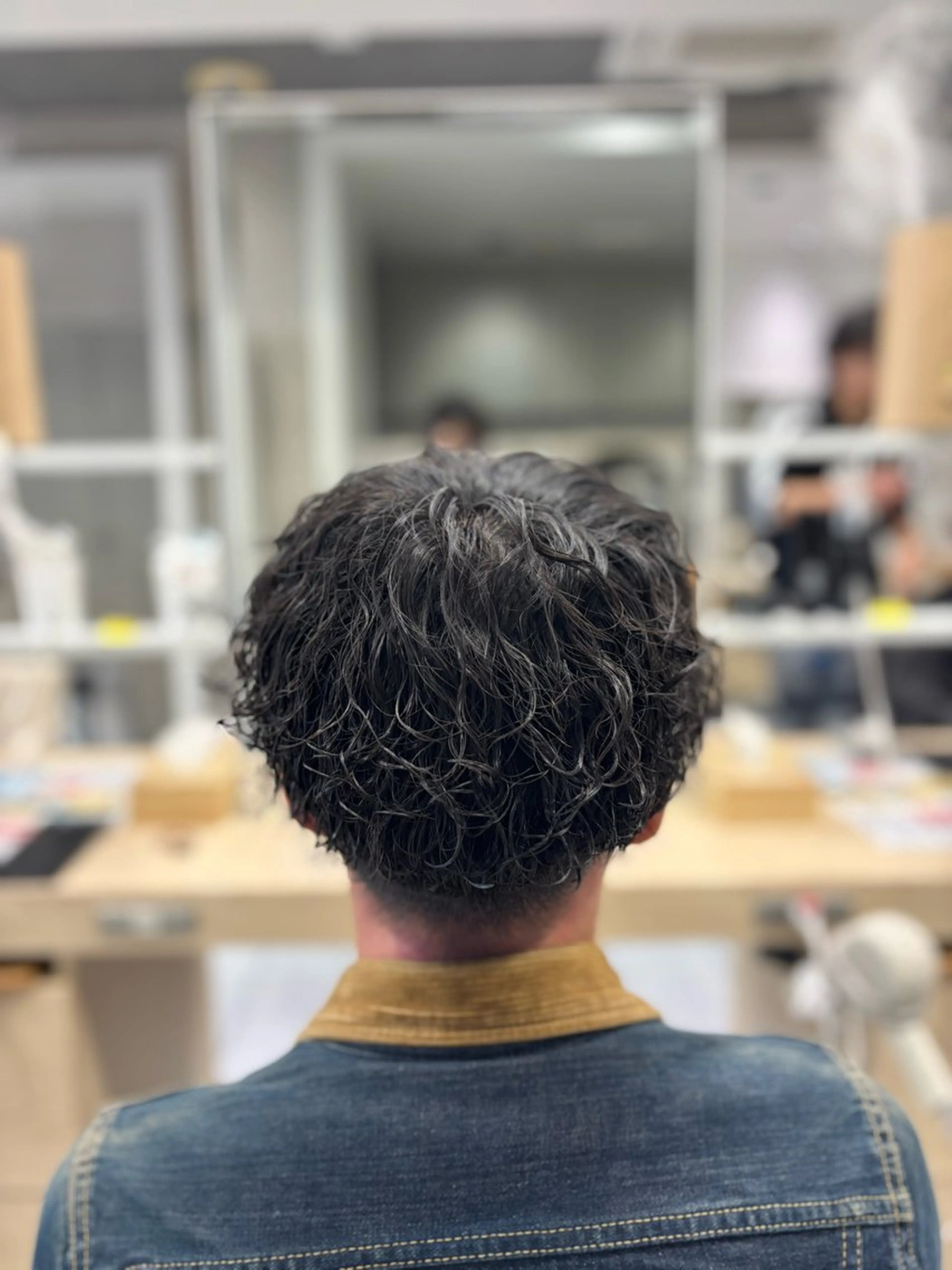 ショート パーマ メンズ カット パーマ メンズ特化韓国風 パーマスタイル/りんのヘアスタイル