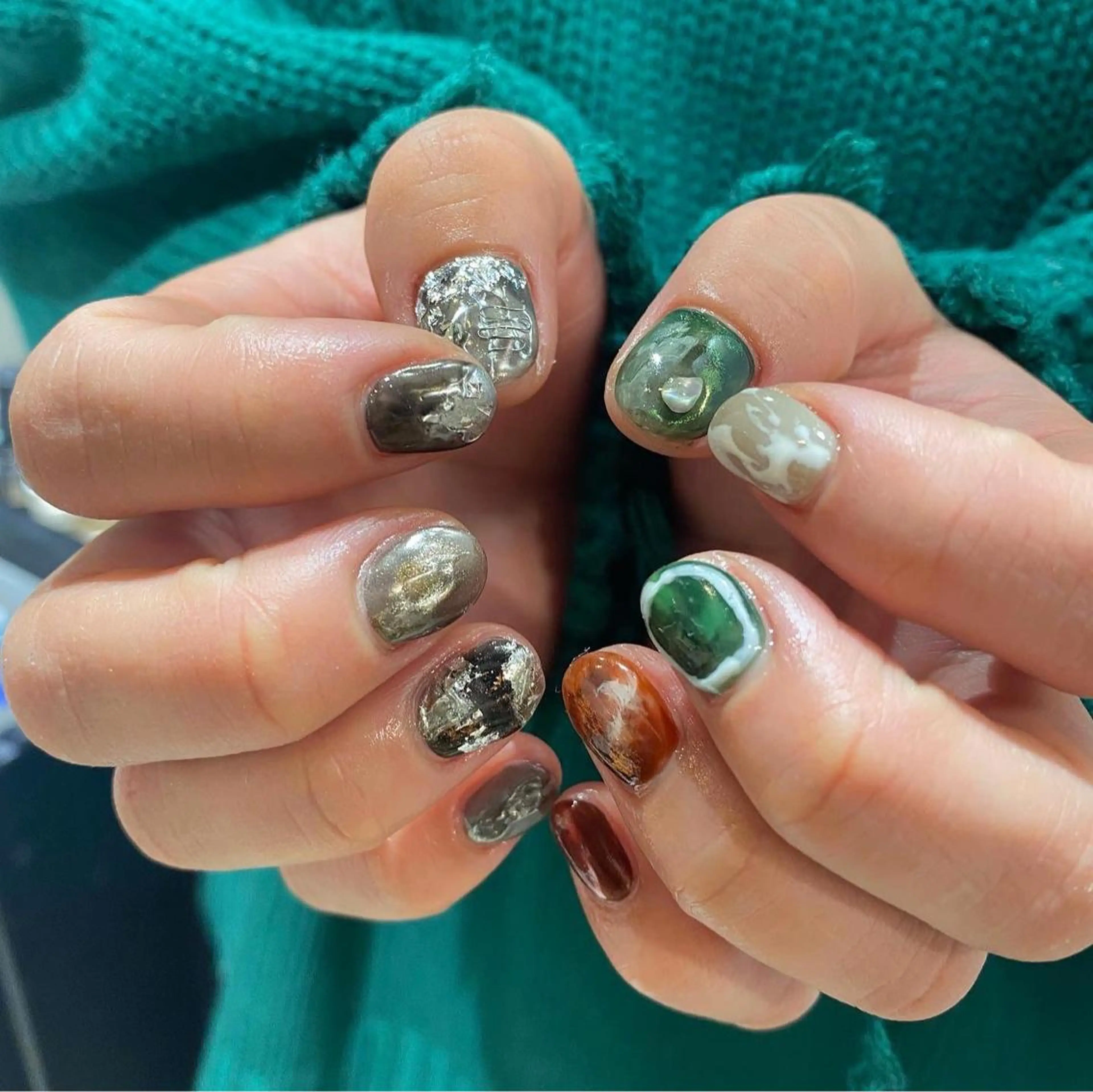 ネイル アートネイル ハンドネイル nable.所属・栗林 実莉のネイルデザイン