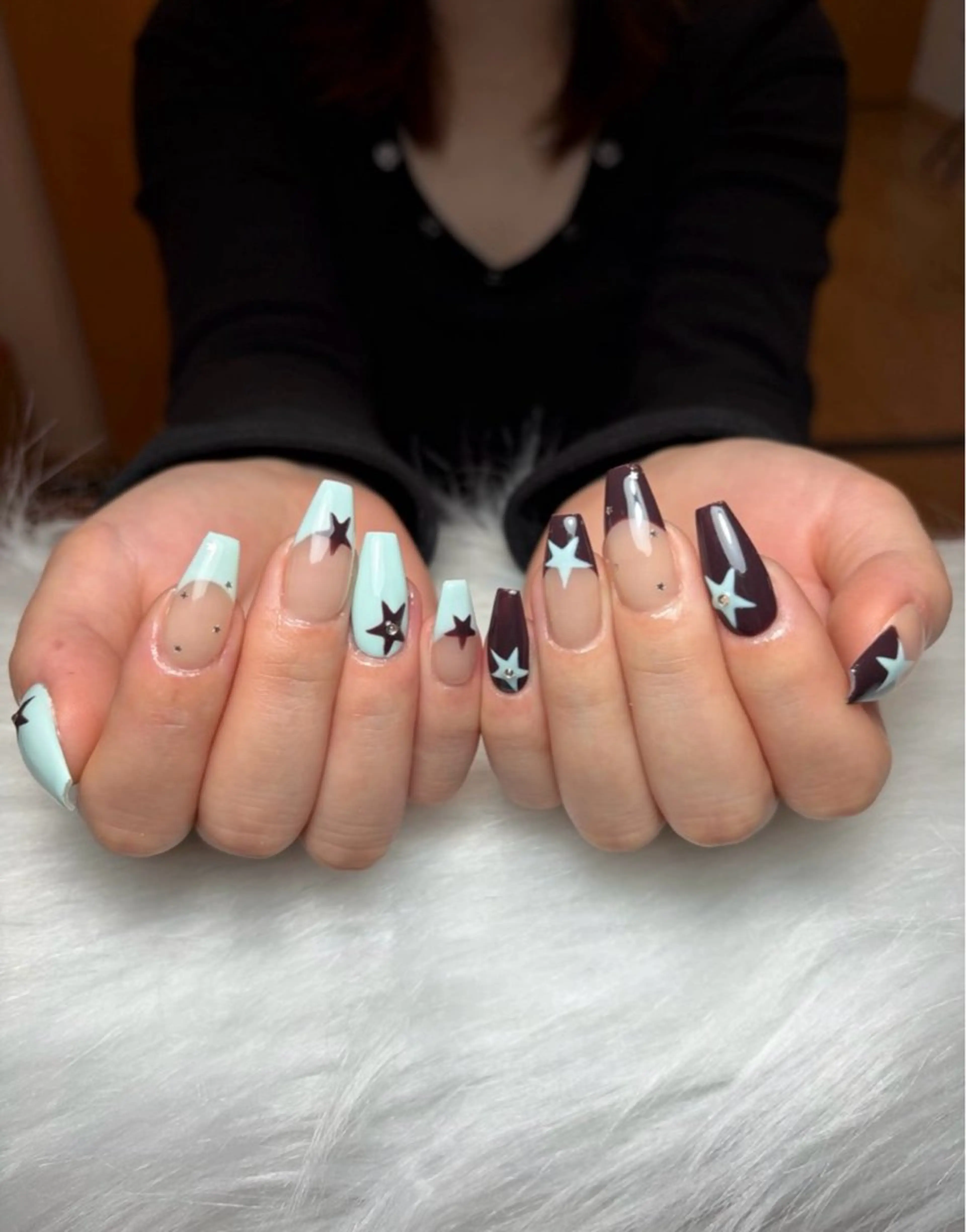 ネイル アートネイル 長さ出し ネイルチップ MoonHi Nail 朝霞台のネイルデザイン