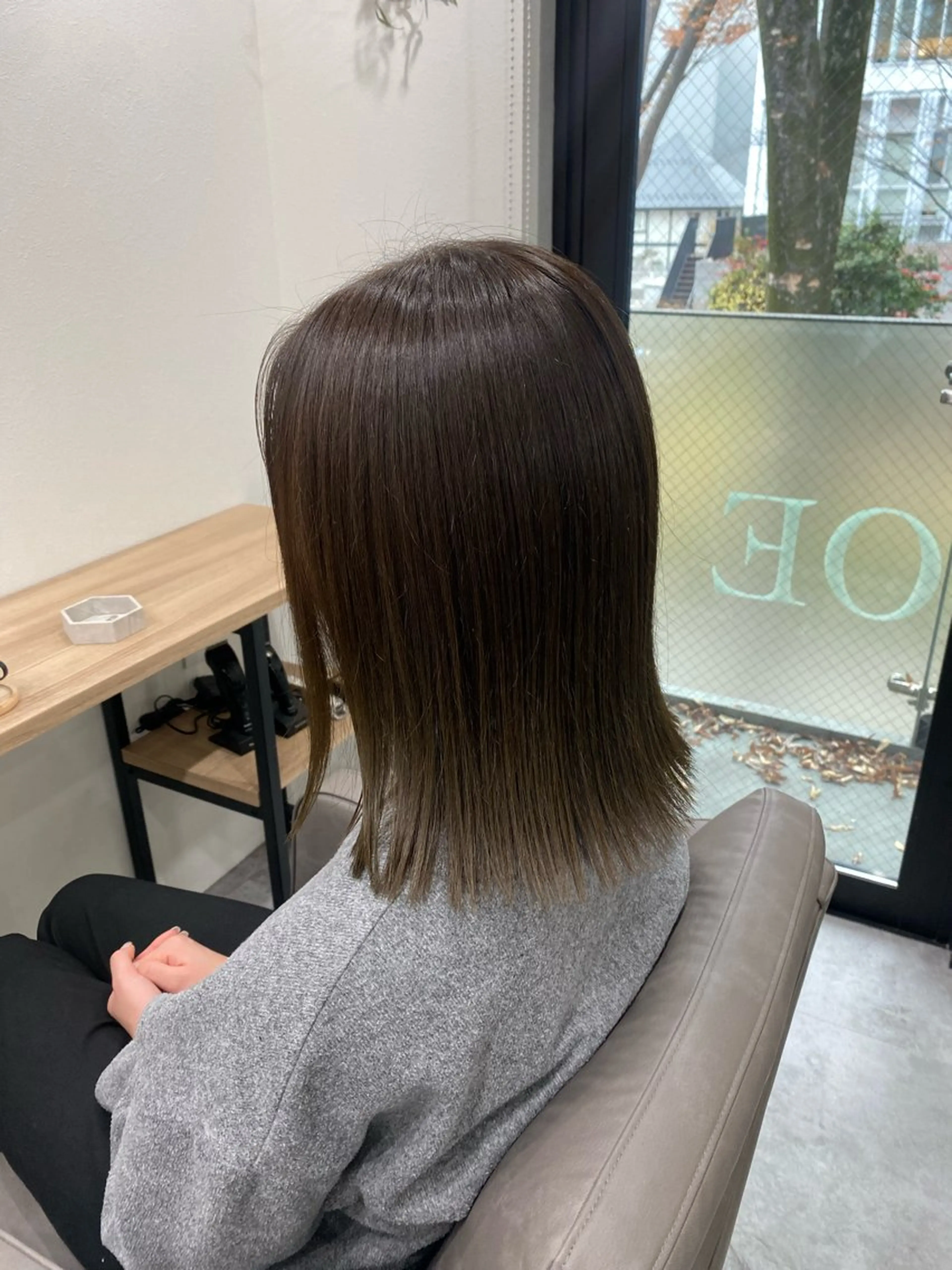 ミディアム カラー 透明感カラー グレージュ オリーブグレージュ オリーブグレー カット ヘアカラー トリートメント 🫧美髪＆艶カラー 増田魁土🫧のヘアスタイル