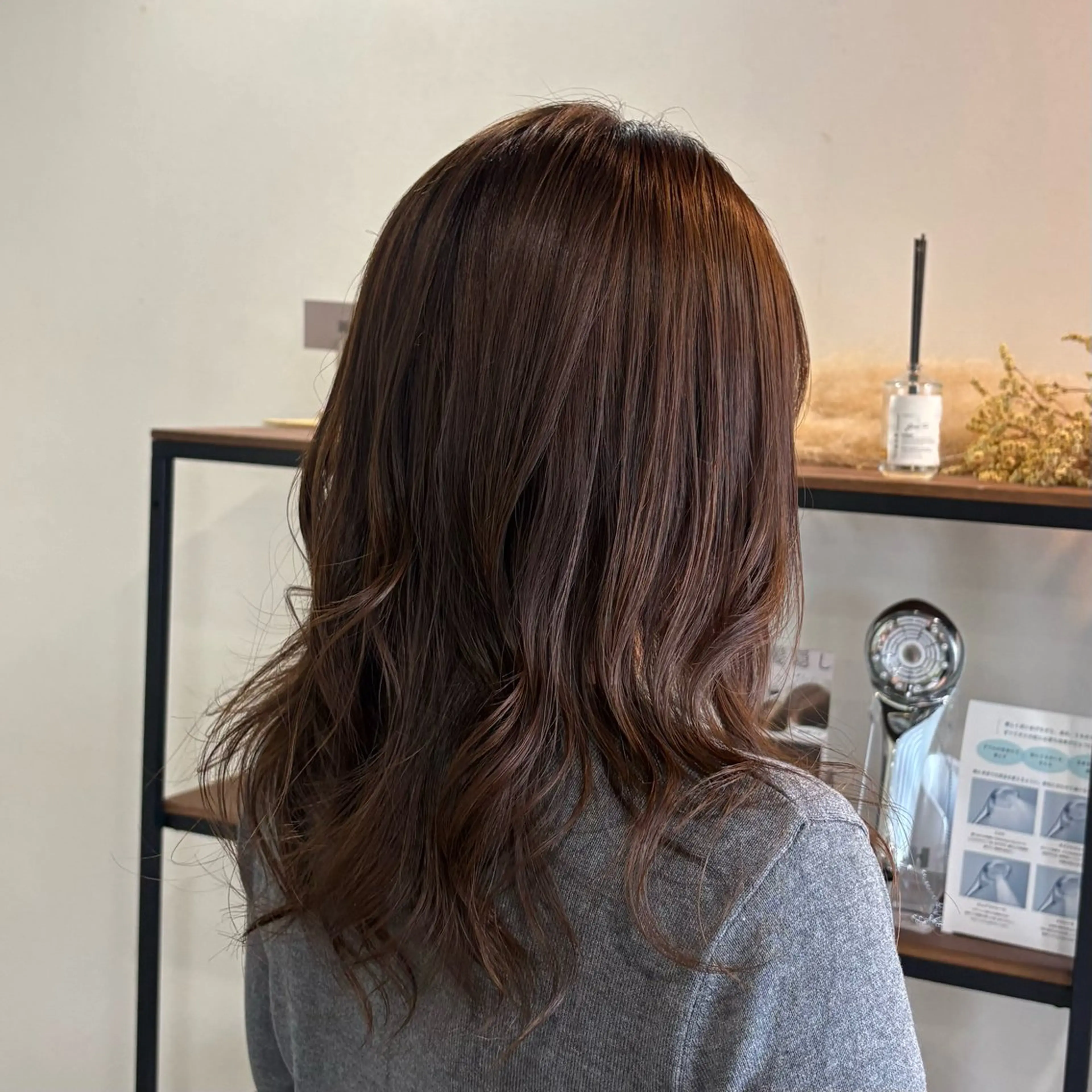 セミロング カラー 赤み消しカラー🌿‬ 透明感/Hikariのヘアスタイル