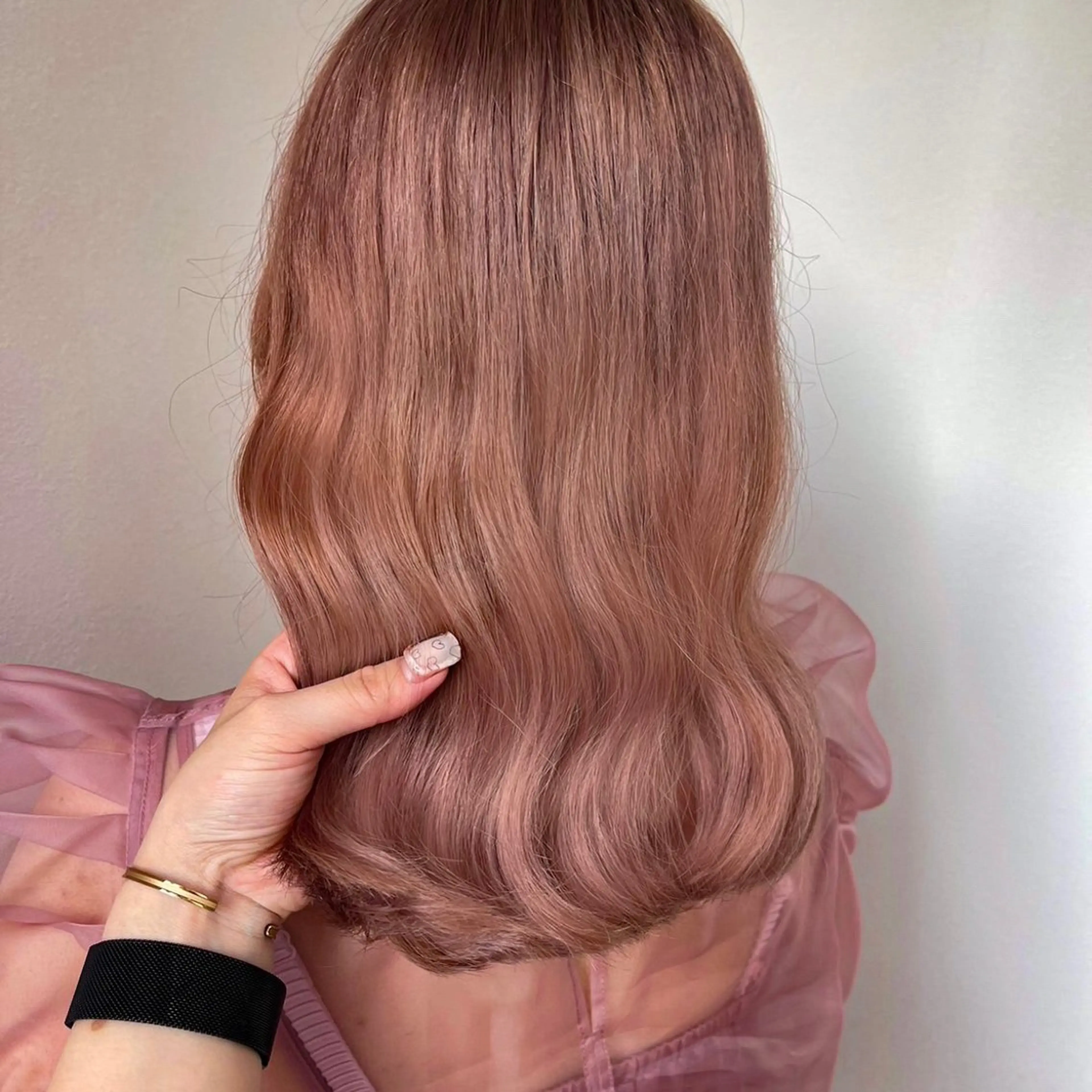 セミロング カラー 🎀ミルクティー/暖 色×レイヤー/マリアのヘアスタイル