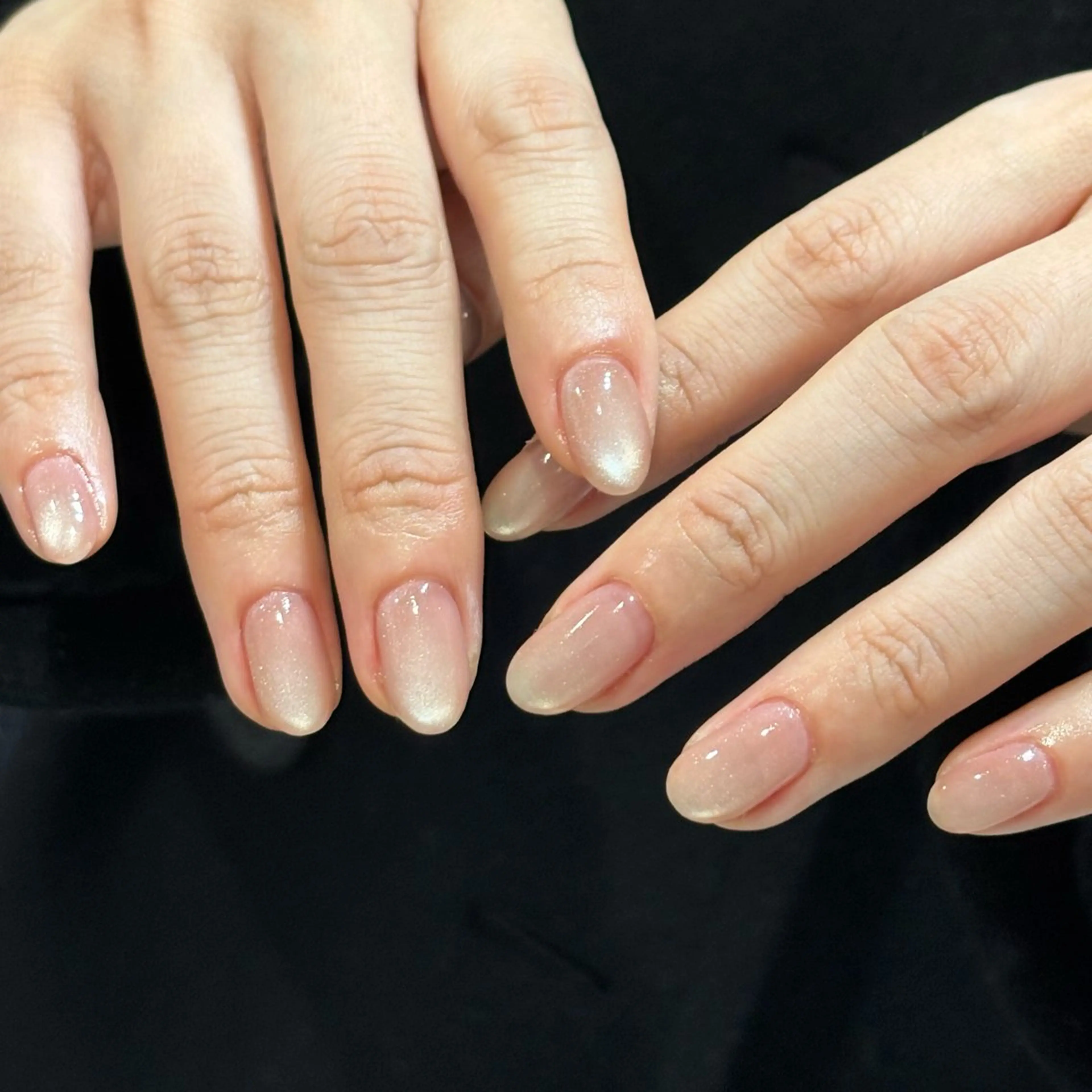 ネイル ハンドネイル 0203ムニムサン 💙Honokaのネイルデザイン