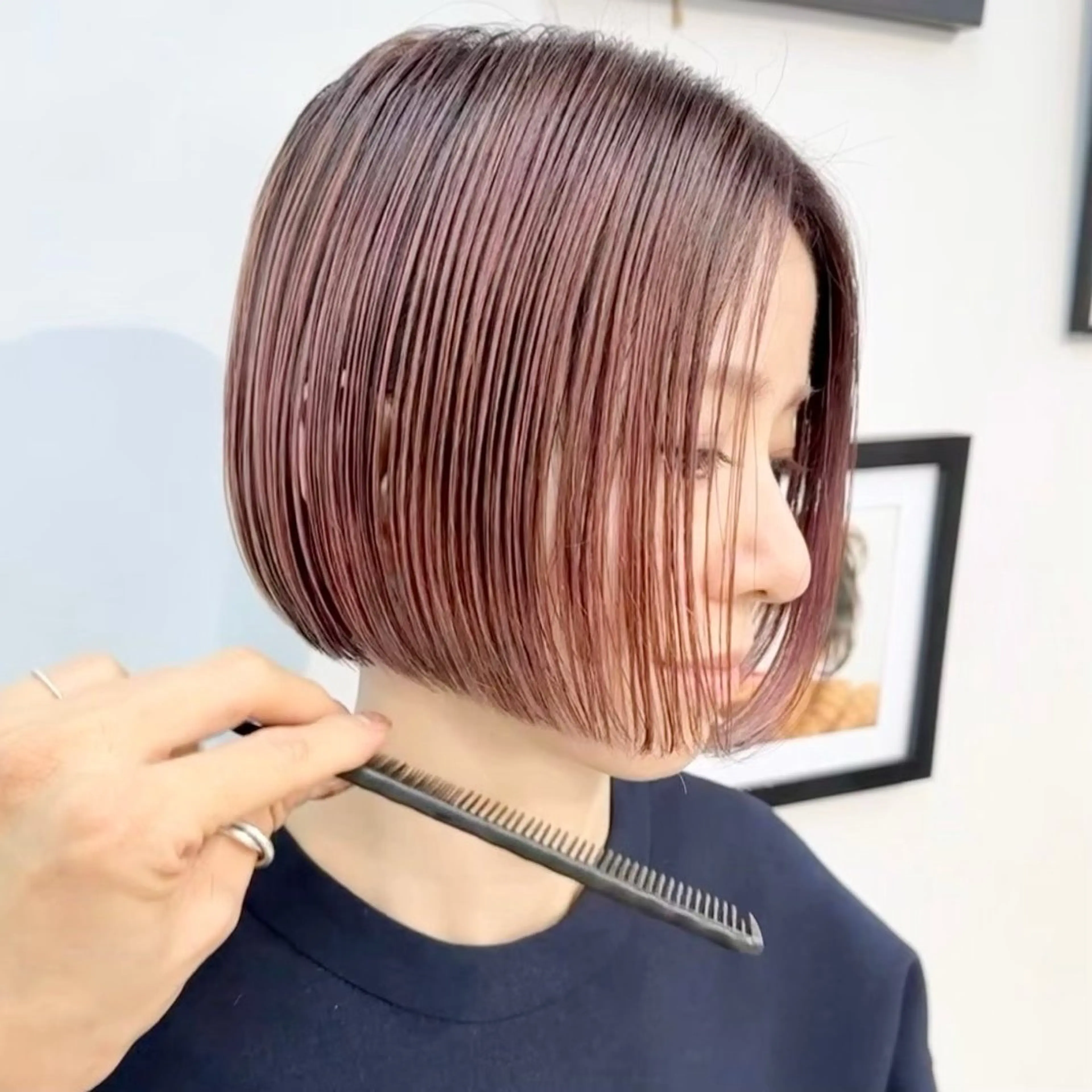 ショート カラー Hiroto/表参道 /暗髪/モード♠️のヘアスタイル