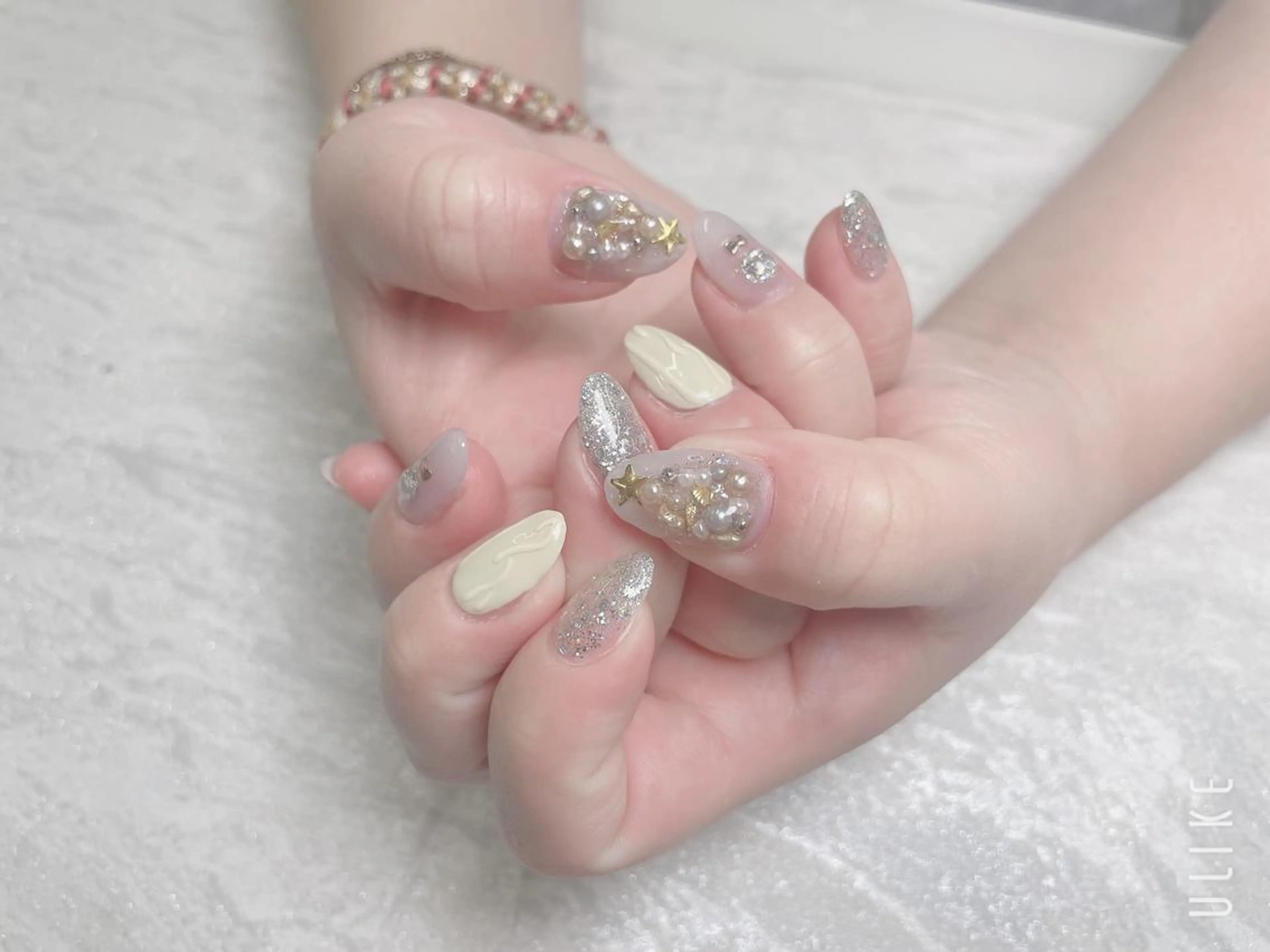 ネイル 冬ネイル クリスマス Nail&Eyela sh Nanaのネイルデザイン