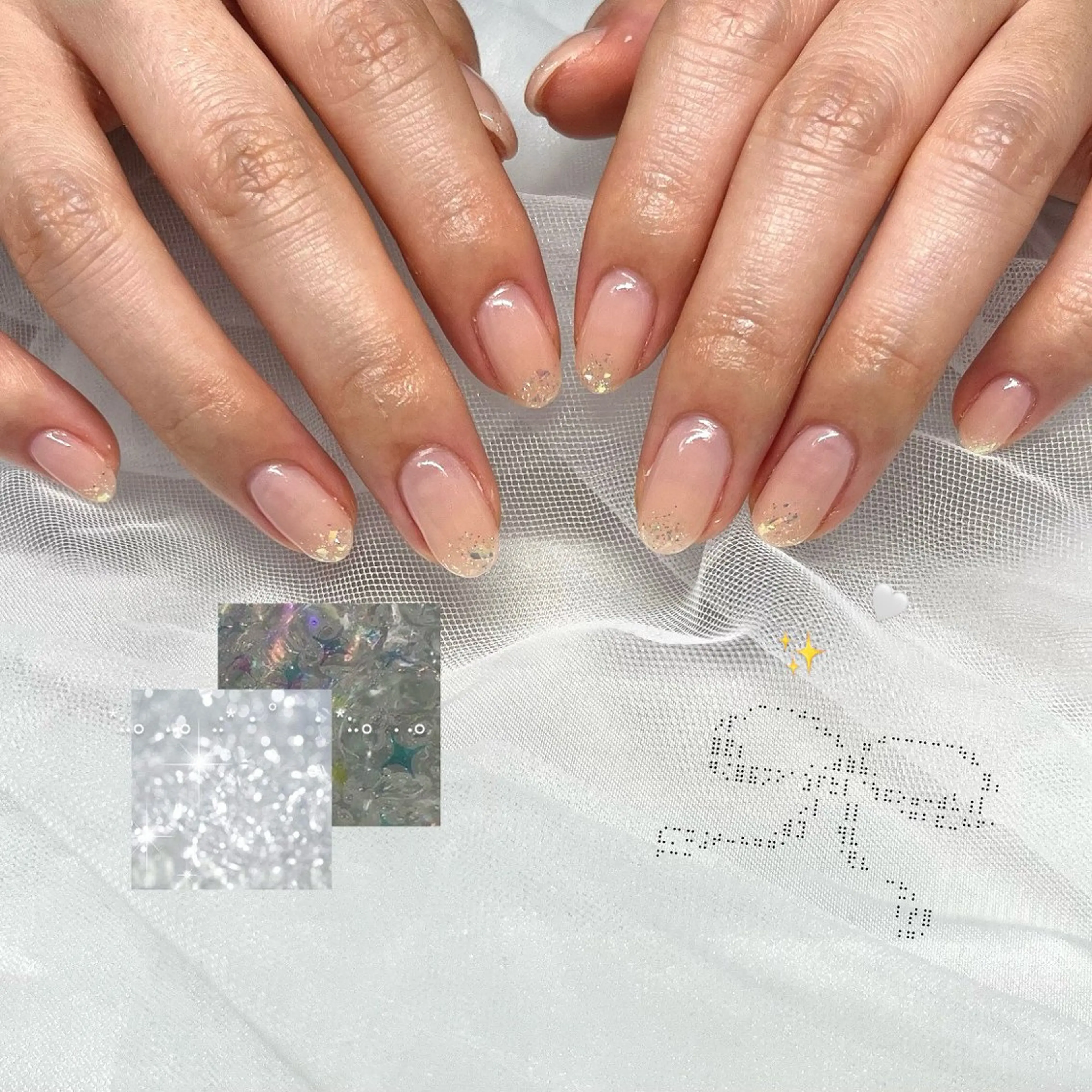 ネイル 長さ出し フラッシュネイル ジェルネイル マグネットネイル 持ち込み ハンドネイル 🌷Gemini nami🌷のネイルデザイン