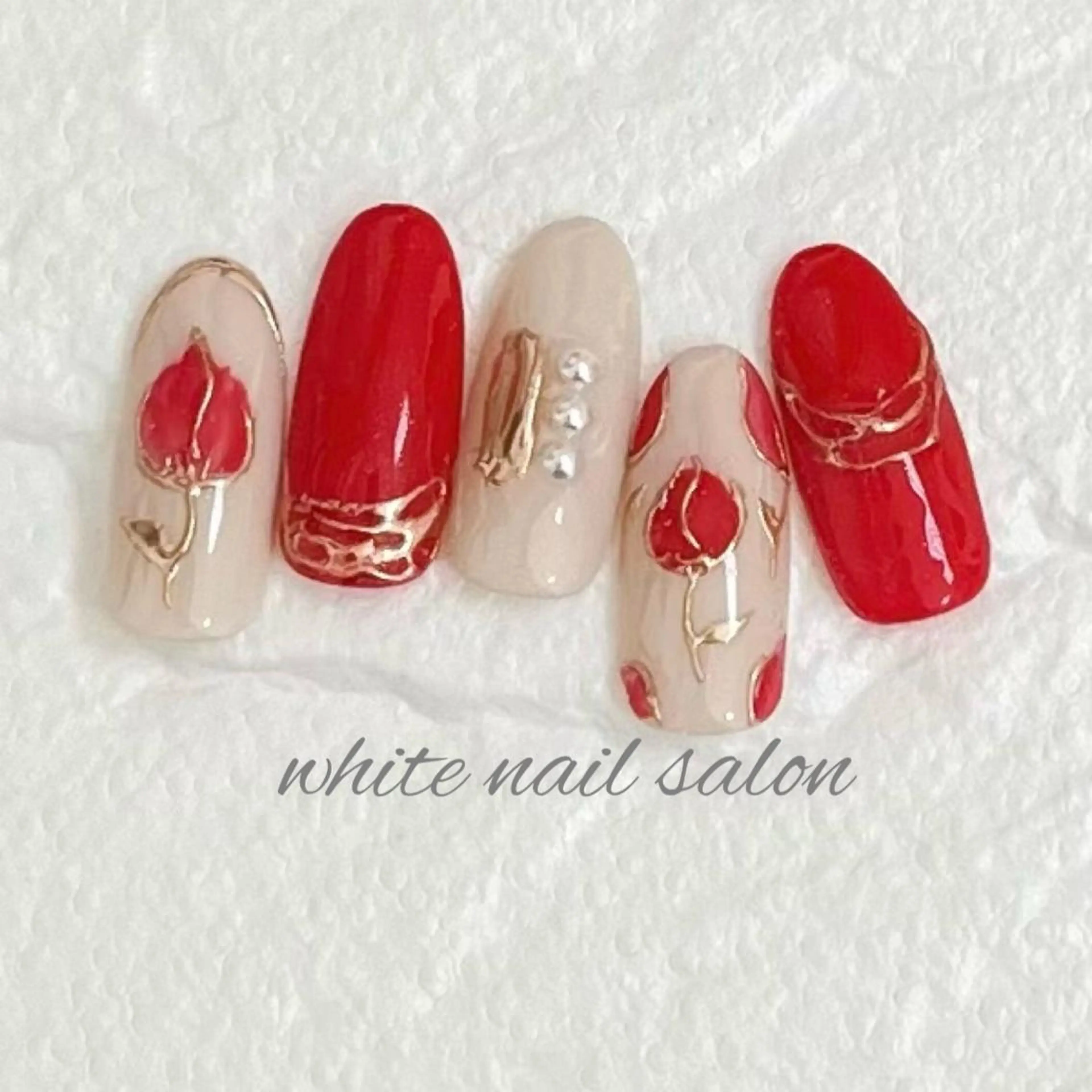 ネイル フットネイル ジェルネイル ハードジェル ラメ(グリッター) 持ち込み ハンドネイル white nail salonのネイルデザイン