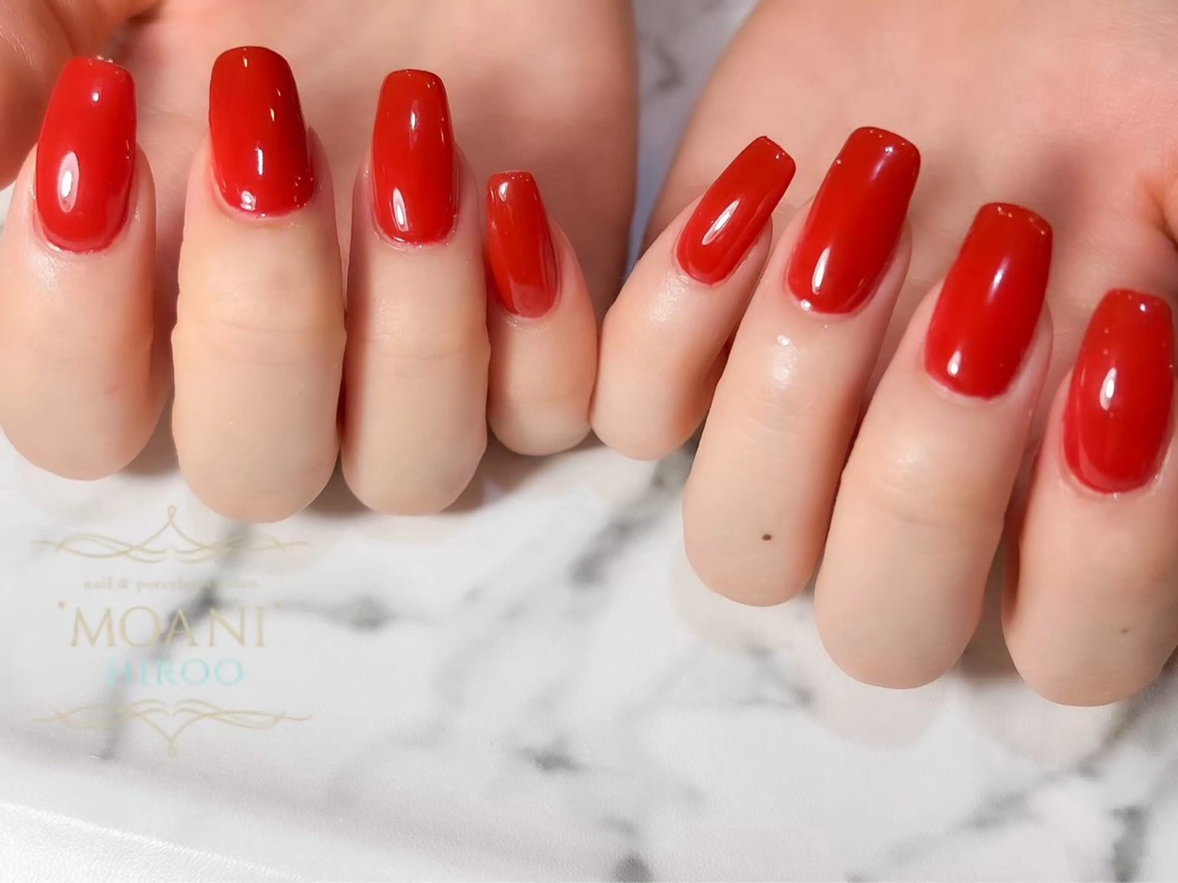 ネイル 赤色 🌷HARUNA🌷 恵比寿店のネイルデザイン