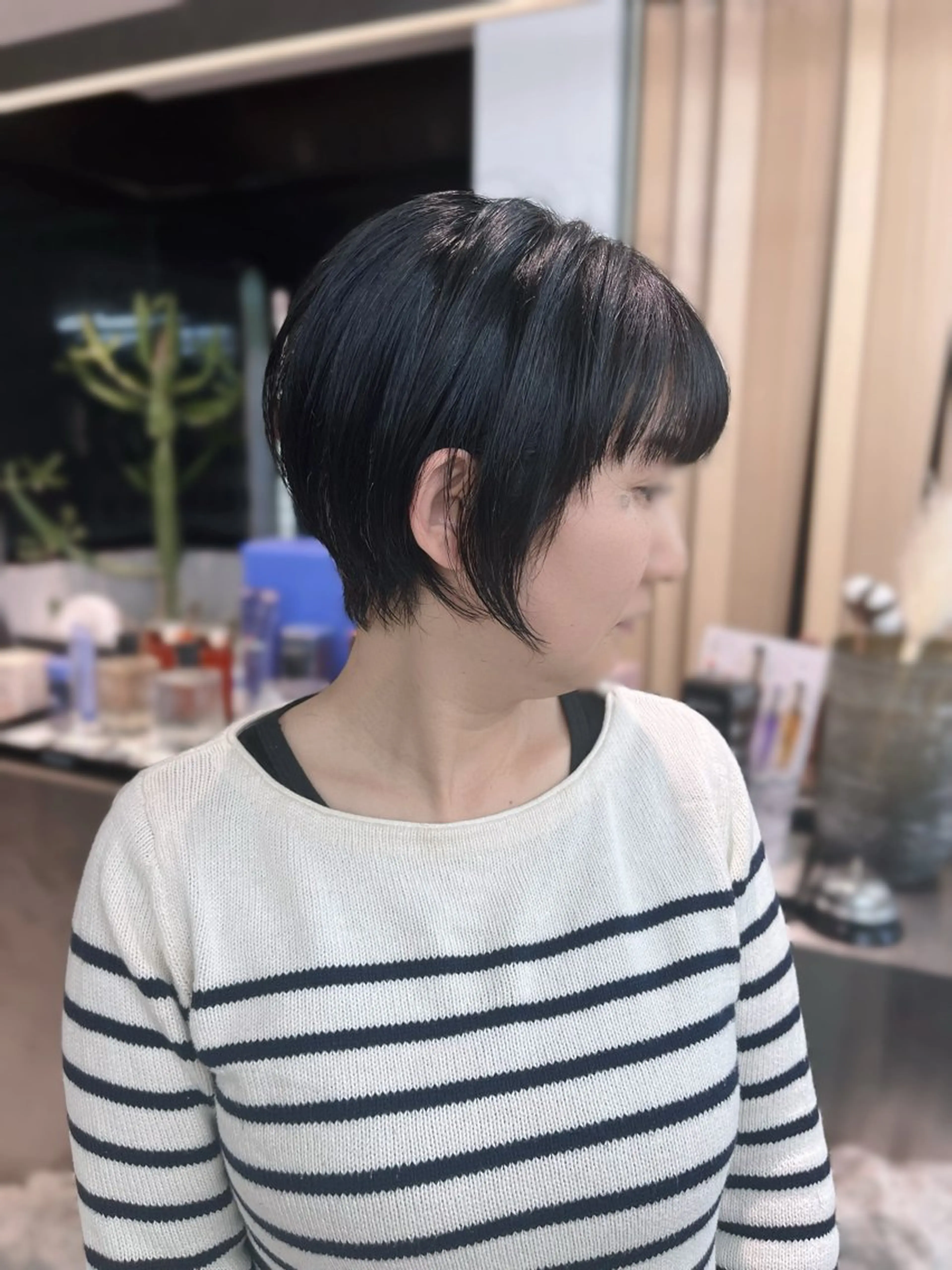 ショート 透明感カラー縮毛矯正 レイヤー/えいすけのヘアスタイル