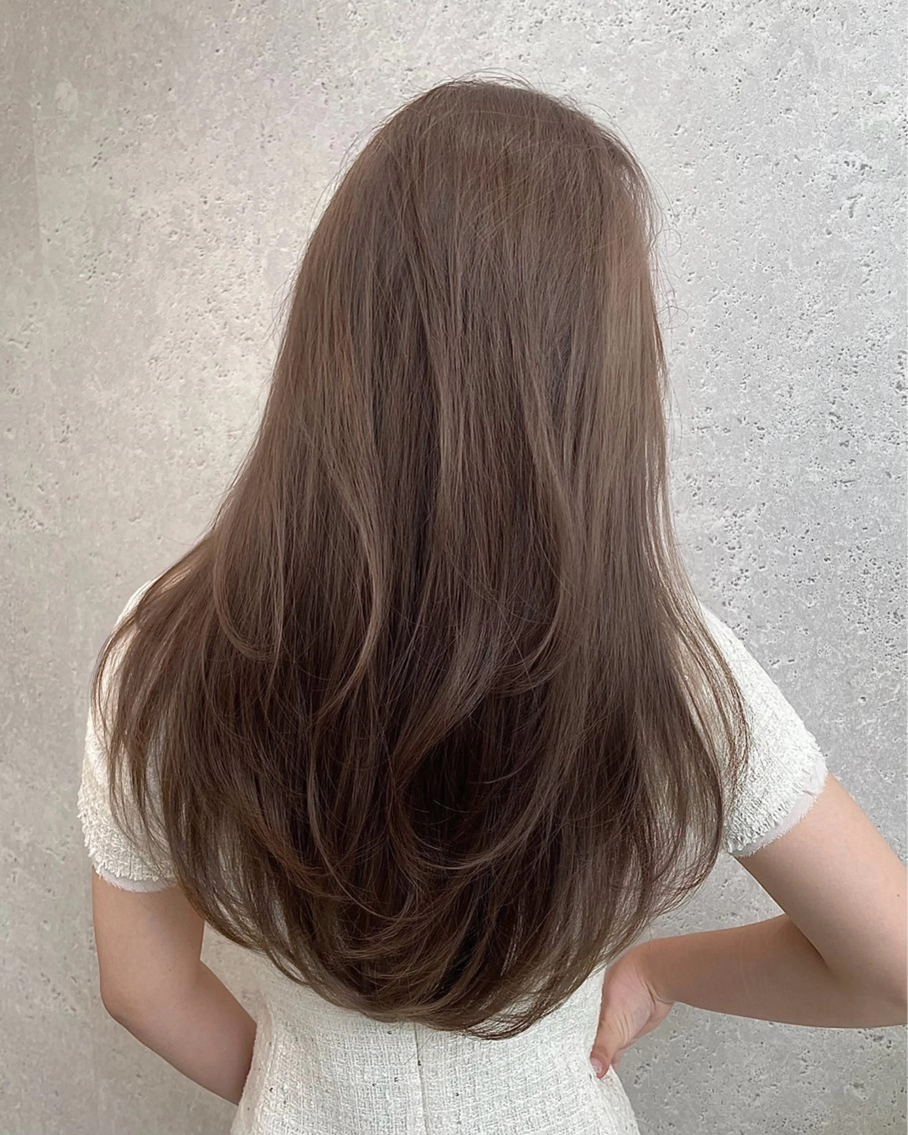 ロング カット ヘアカラー ♡くすみトレンド ♡Rikutoのヘアスタイル