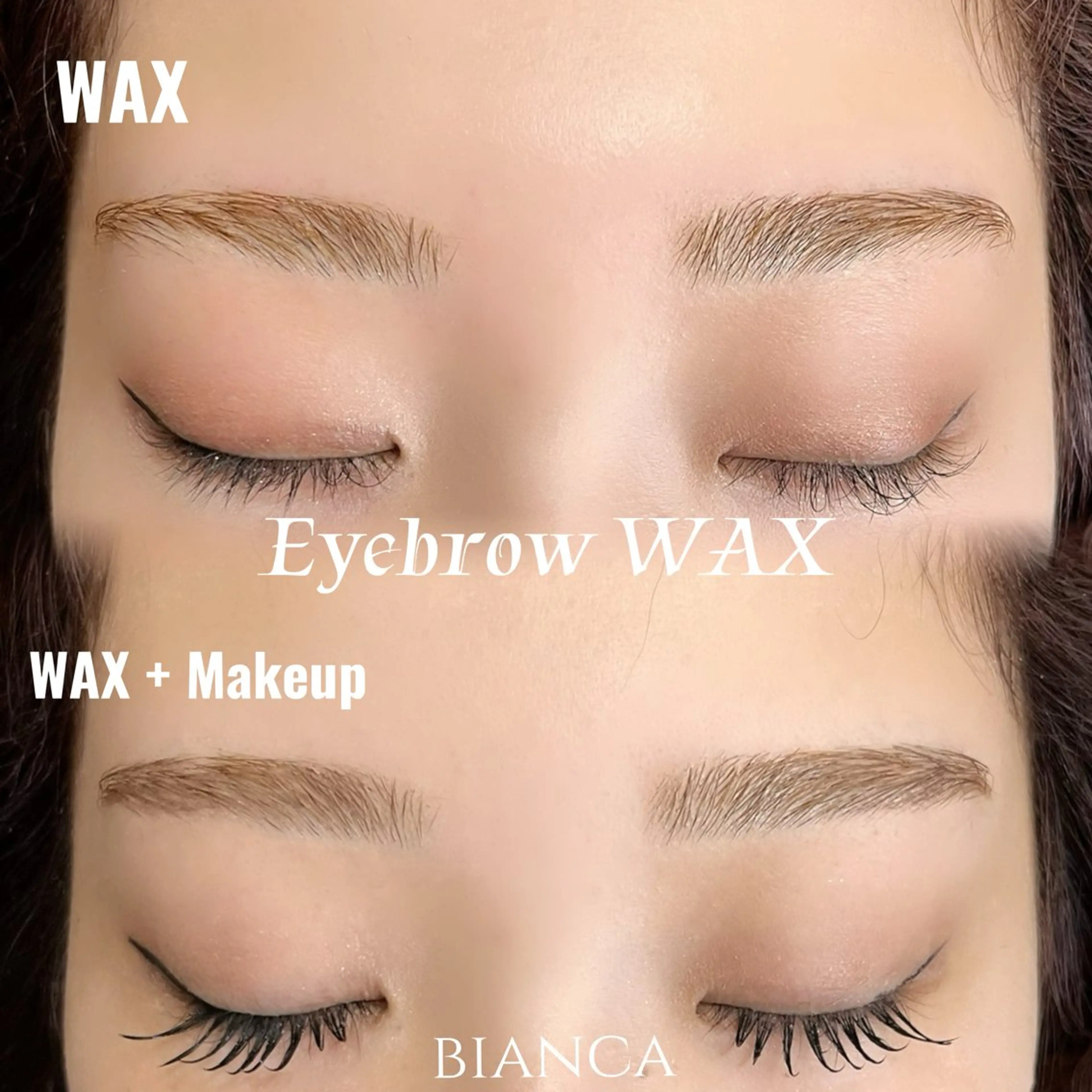 新生活応援🌸4月限定【アイブロウデザイン】WAX＋メイク仕上げ💕お顔の雰囲気に合う形をご提案します♡渋谷♡🕐60分の写真