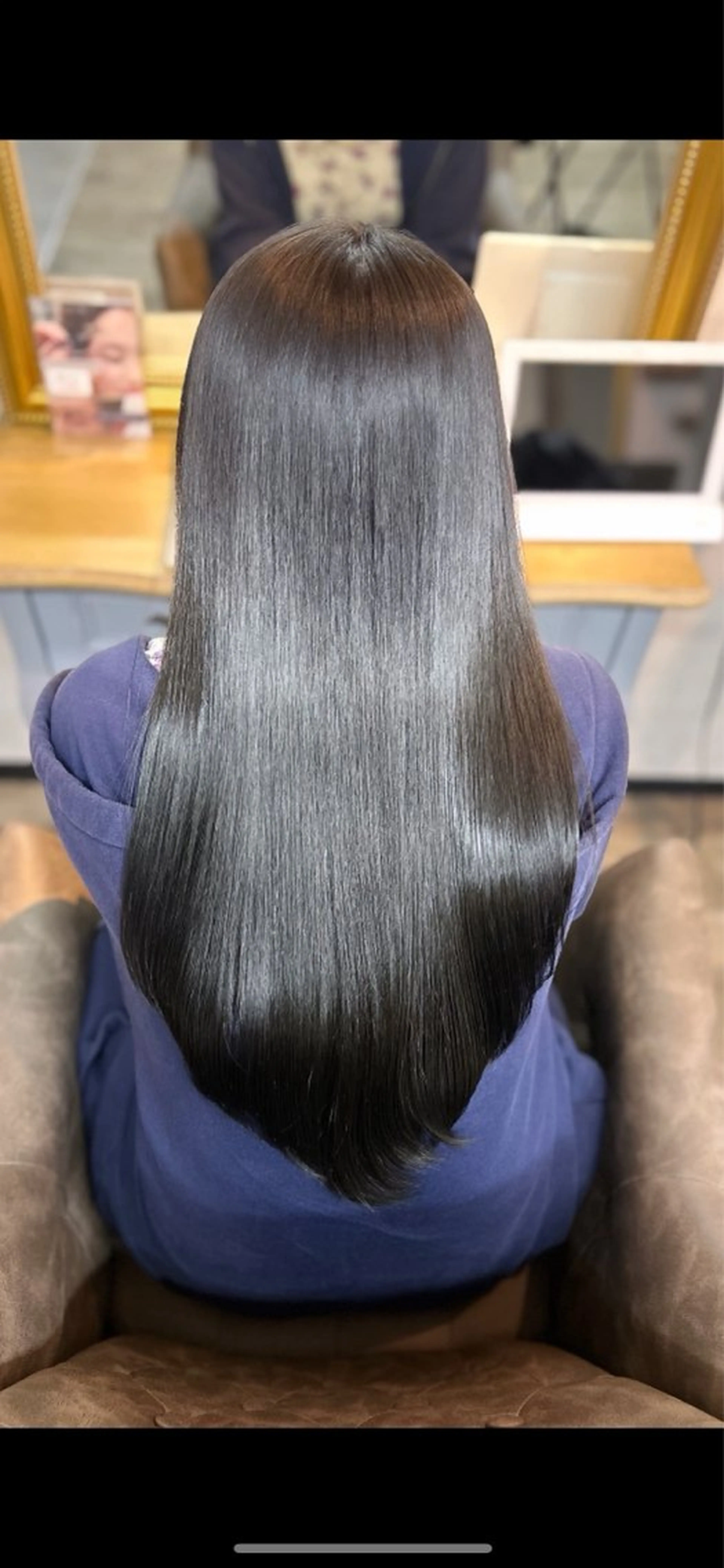 ロング ヘアカラー トリートメント 🌼髪質整形🧸 艶カラー🌼珠理のヘアスタイル