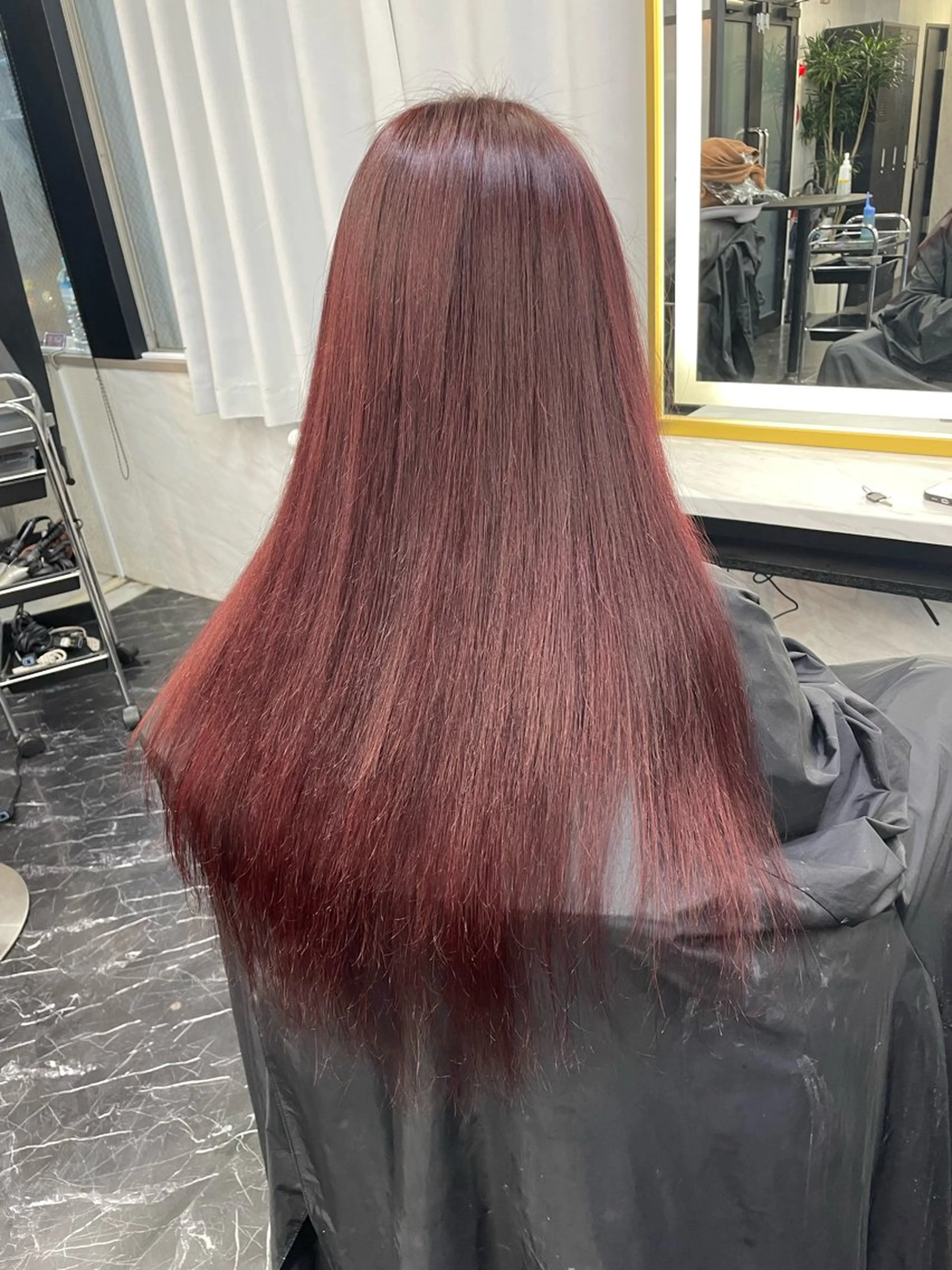 ロング カラー エクステ ヘアカラー エクステ マリカ🦋韓国 ハイトーン/エクステのヘアスタイル