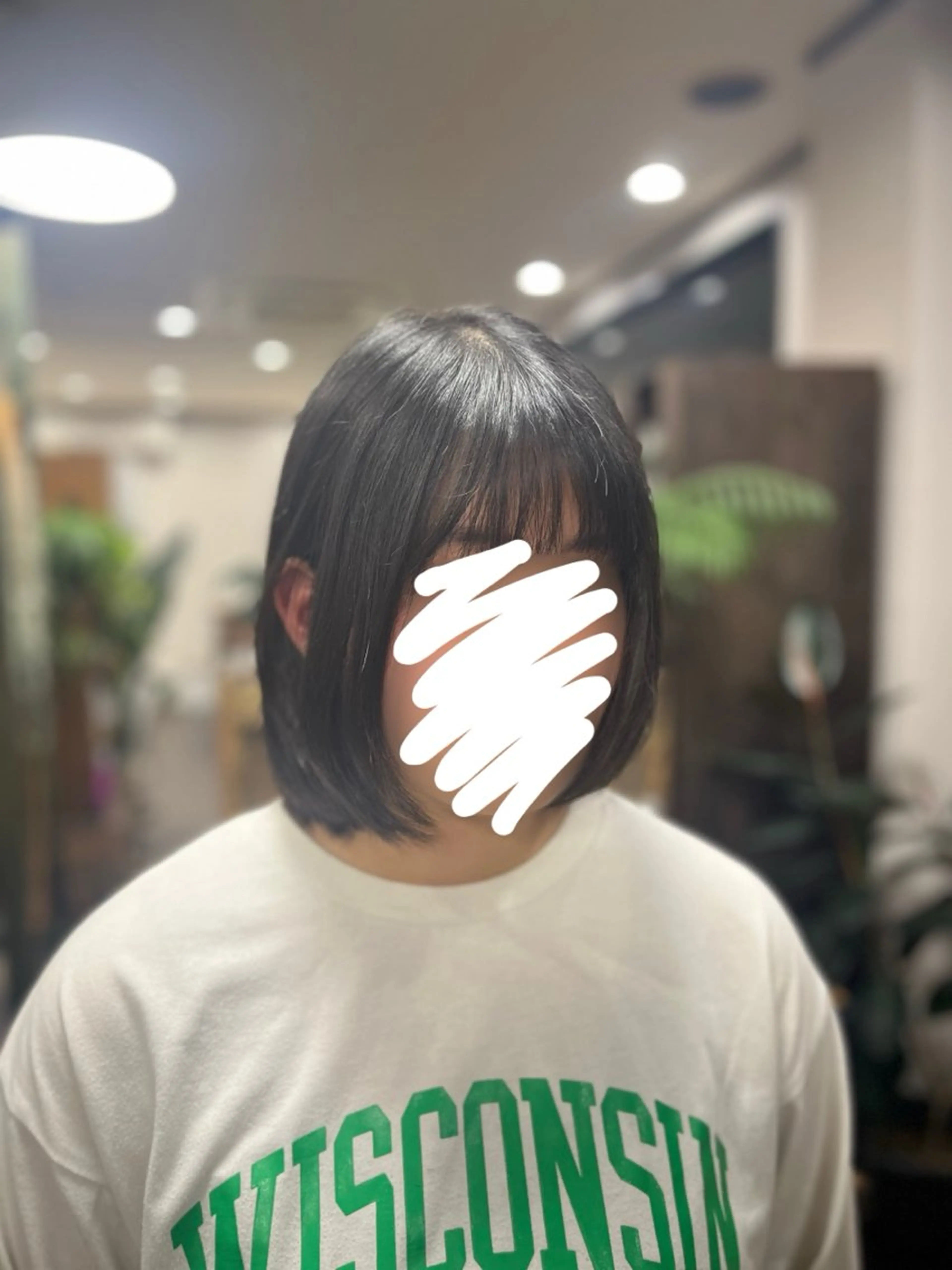 ミディアム ボブ assemblage 江川羽南のヘアスタイル