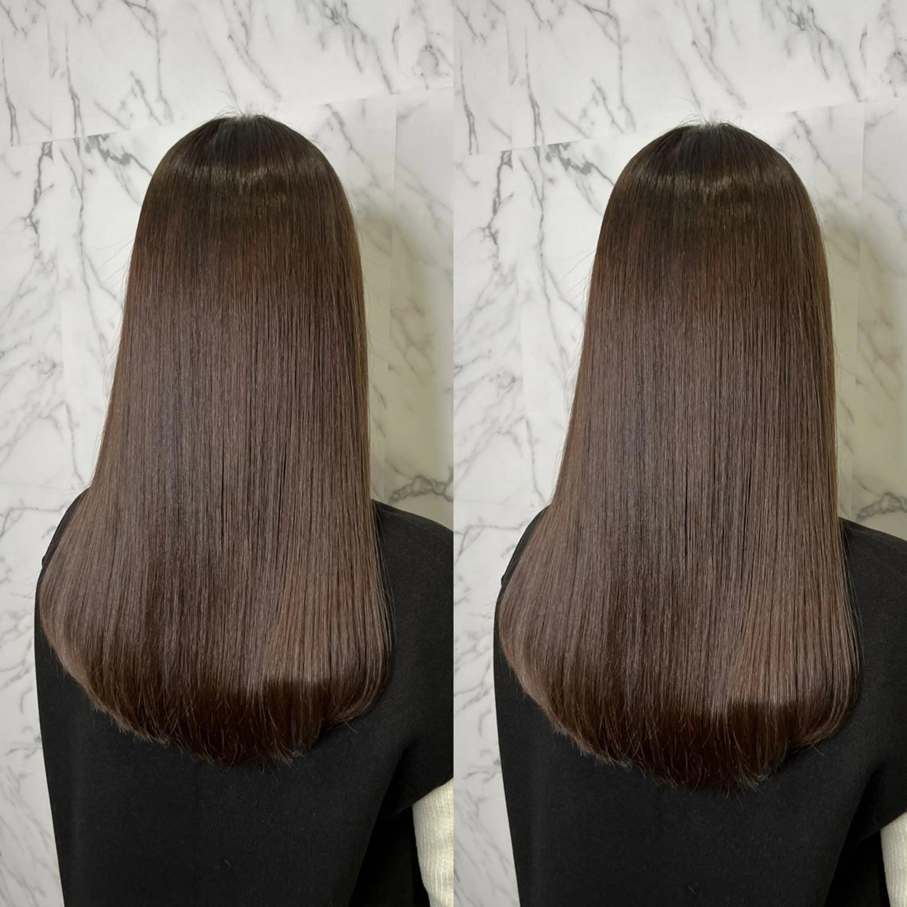 セミロング 縮毛矯正 秋葉原　柏木絢汰 ✨当日予約okのヘアスタイル