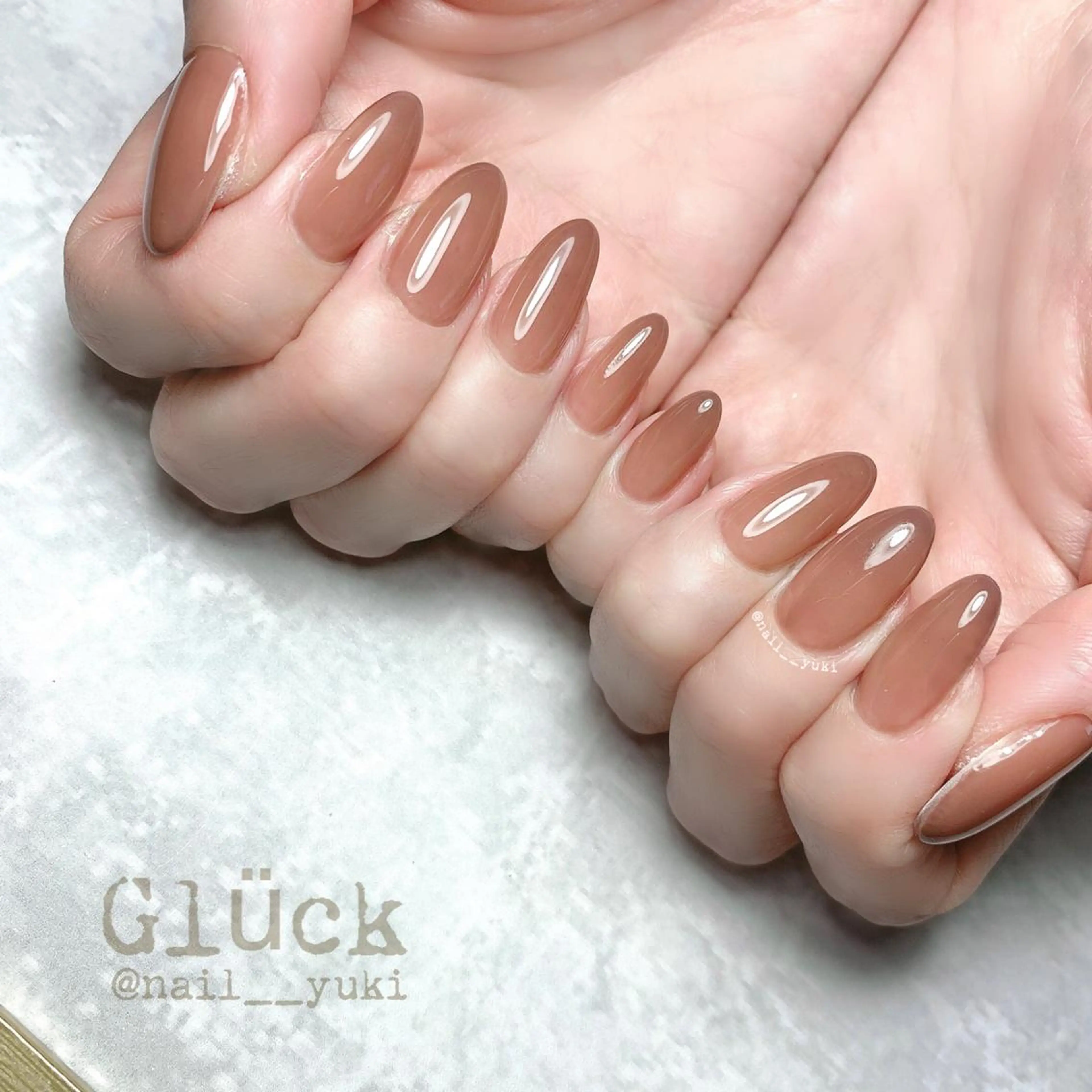 ネイル ハンドネイル Glück yukiのマツエク・マツパデザイン