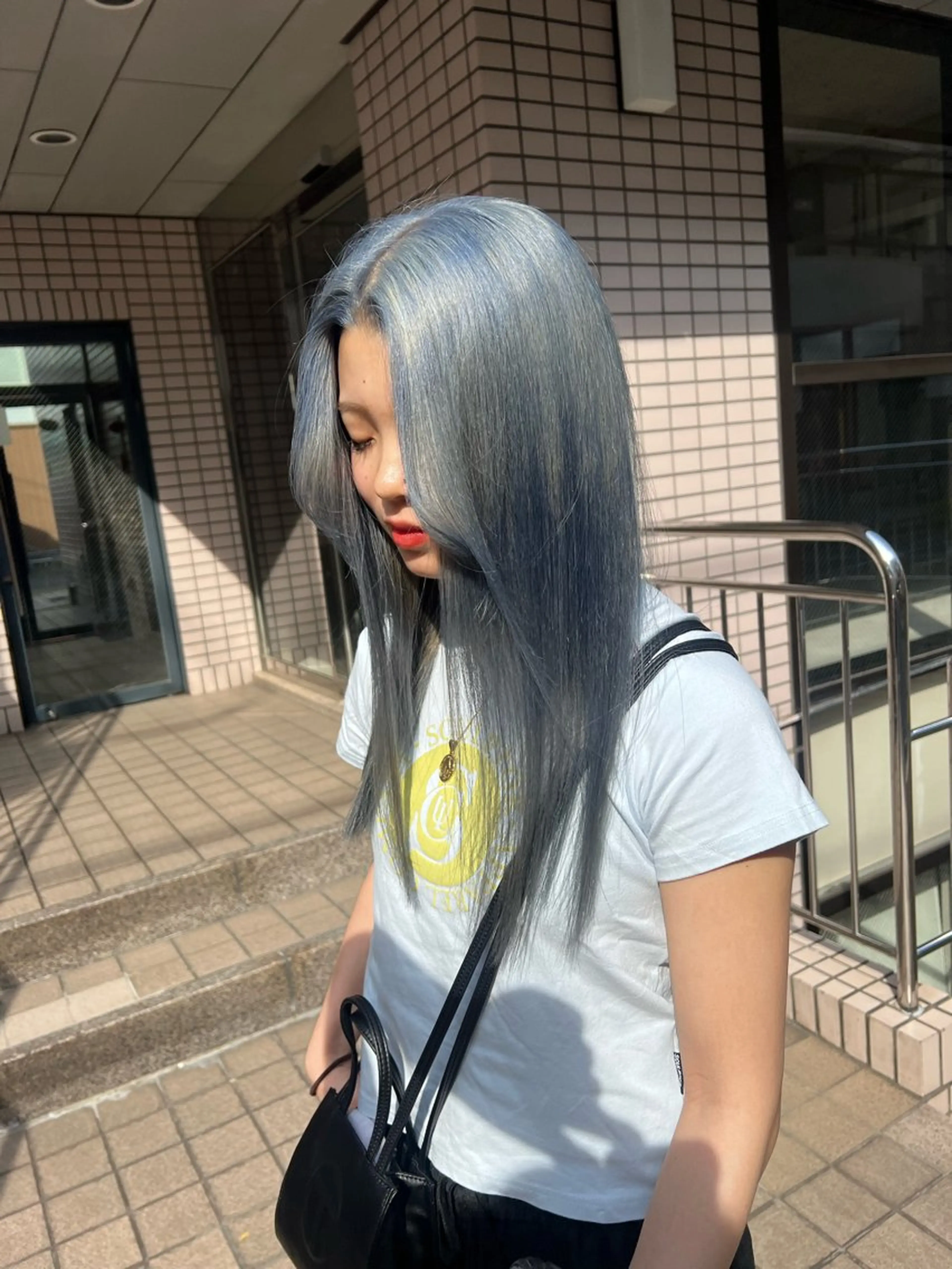 ロング カラー カット ヘアカラー トリートメント 赤みゼロ/透明感 カラー🌿KANTAのヘアスタイル