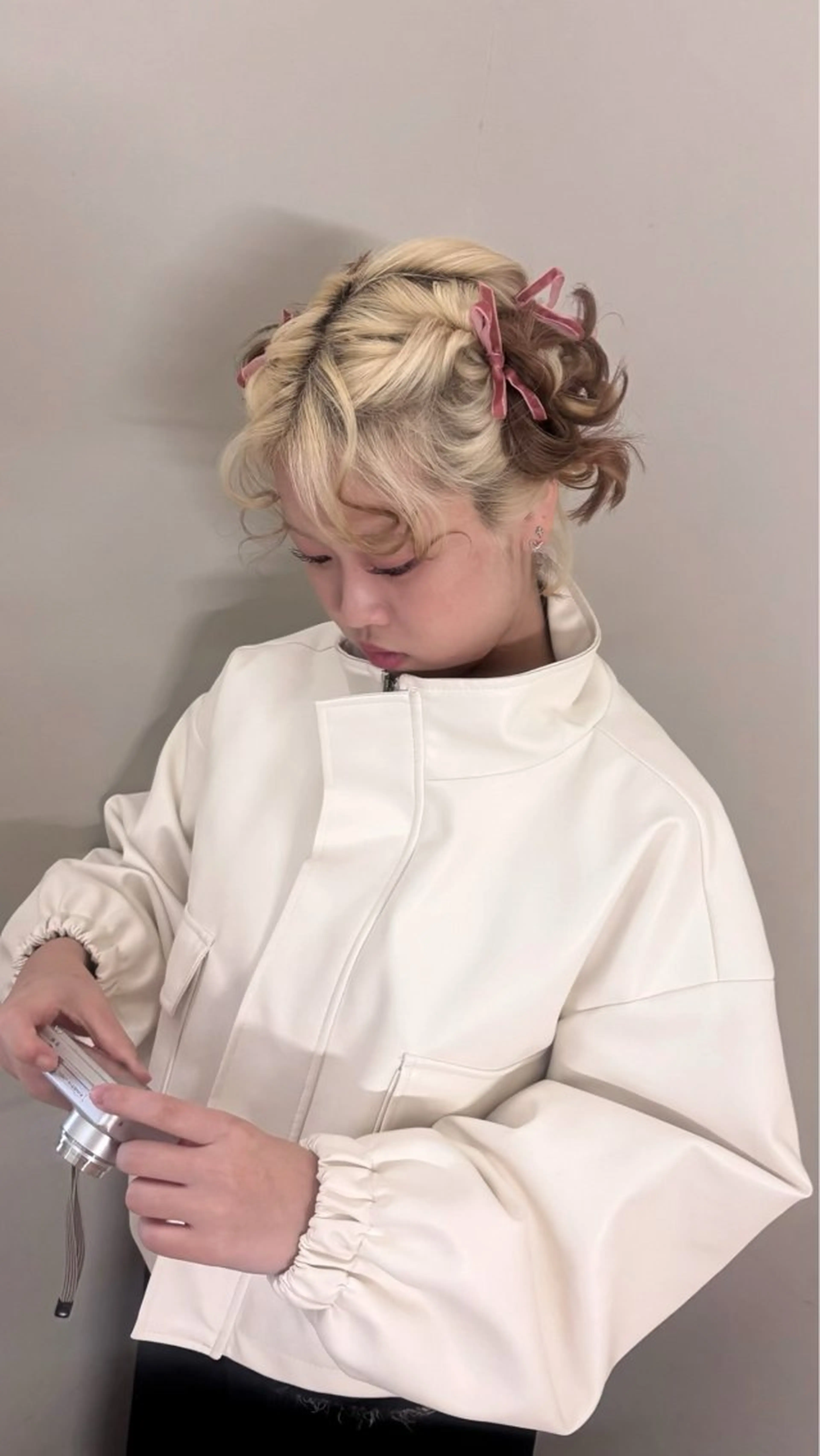 ミディアム ヘアアレンジ mite ゆいのヘアスタイル