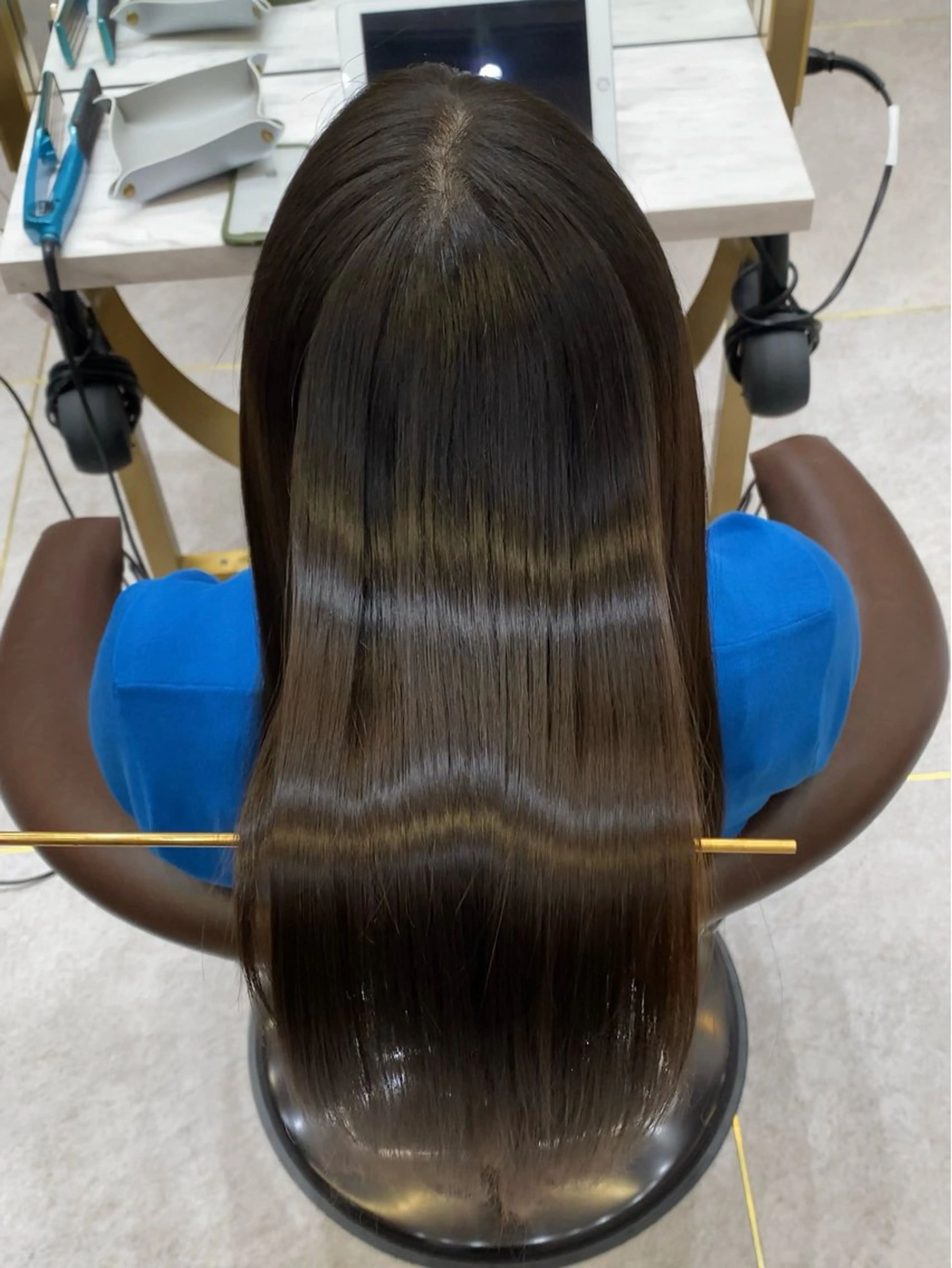 ロング 髪質改善 縮毛矯正 トリートメント 🎀透明感カラー shizuka🎀のヘアスタイル