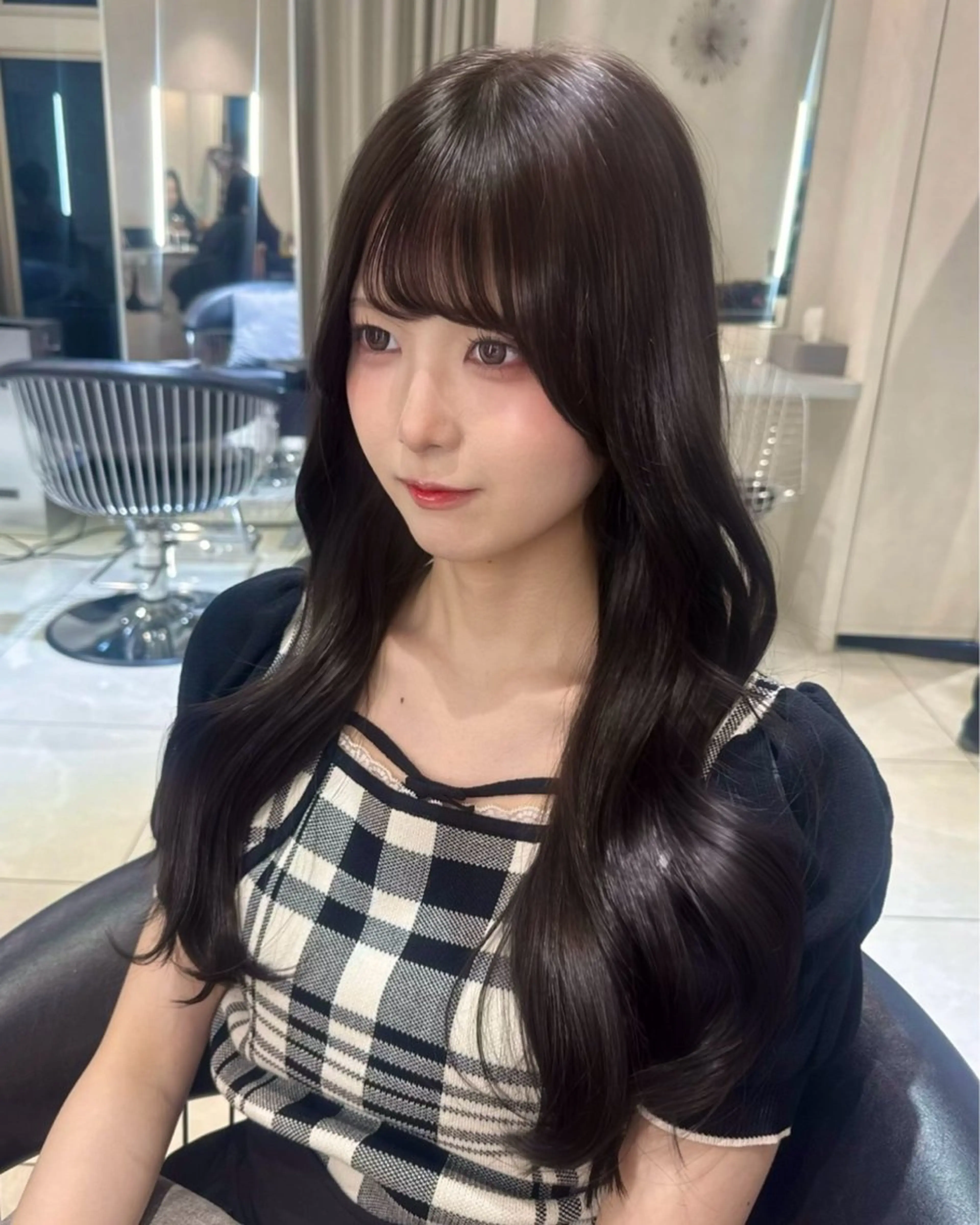 ロング カラー ディープラベンダー ラベンダーカラー トリートメント 韓国ヘア×艶髪🎀 池袋/Rina🩶のヘアスタイル