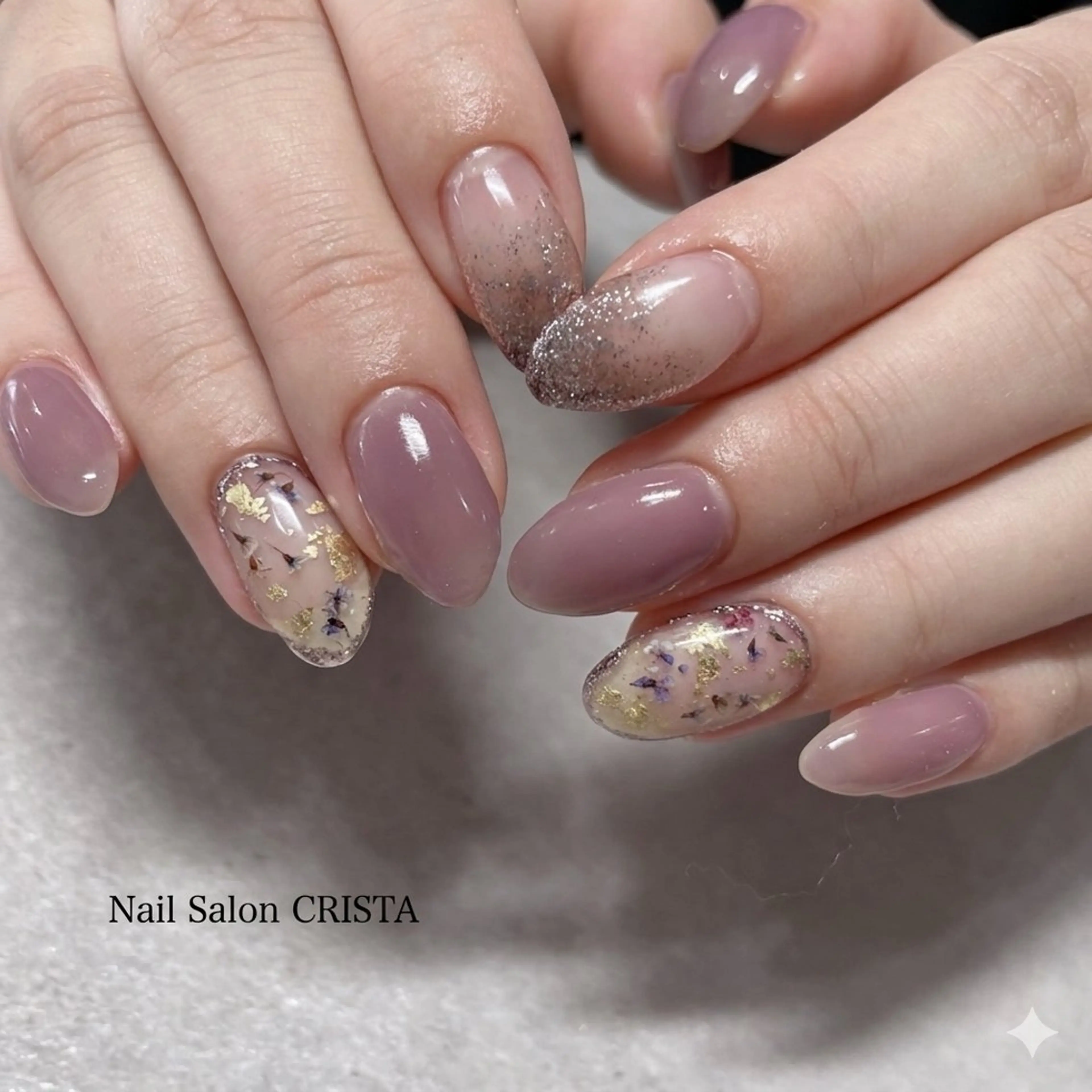 ネイル ハンドネイル CRISTA 🤍ヒナタのネイルデザイン