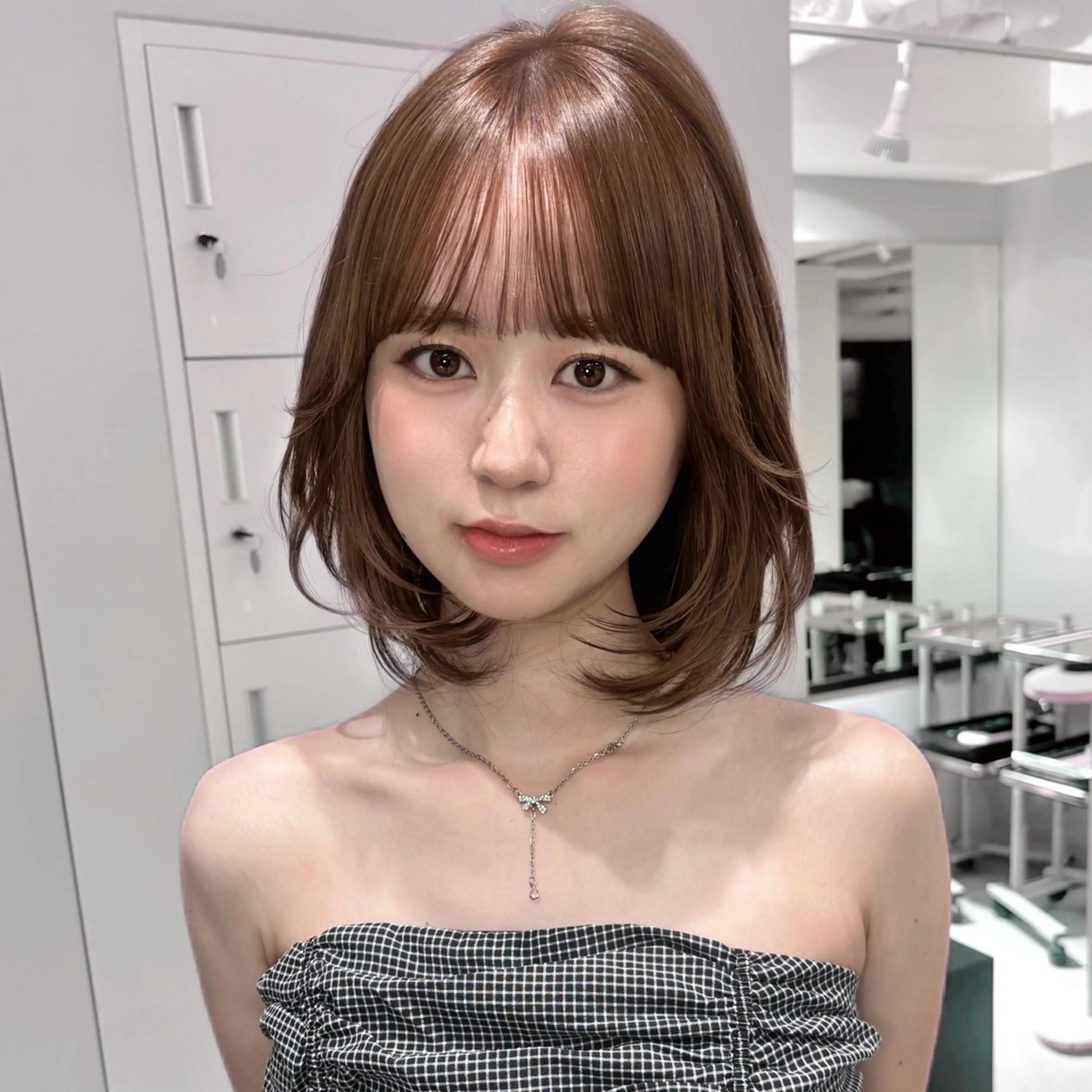 ショート ボブ 横岡 亜香里のヘアスタイル