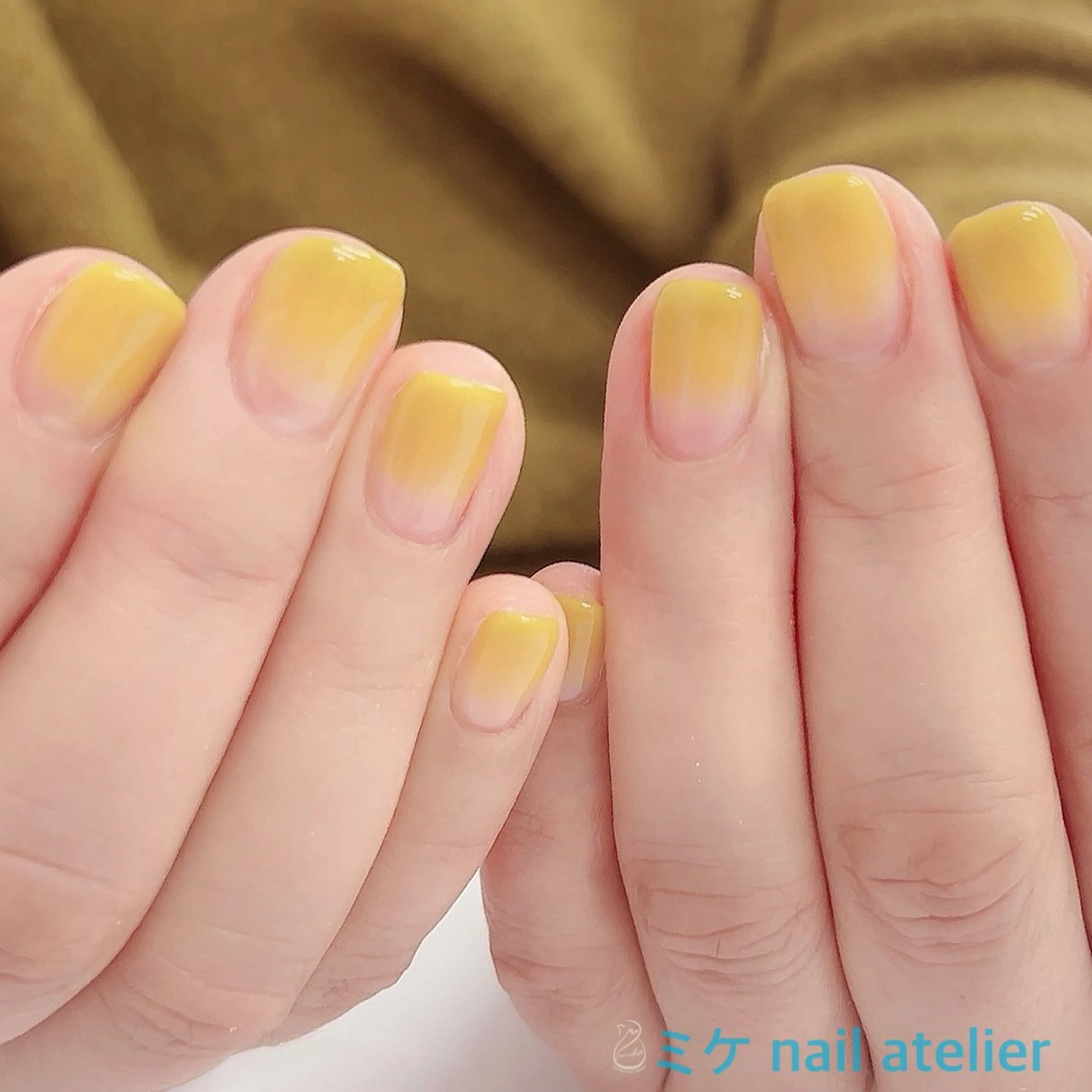 ネイル ジェルネイル グラデーション ピスタチオネイル 春ネイル ハンドネイル h. rikaのネイルデザイン