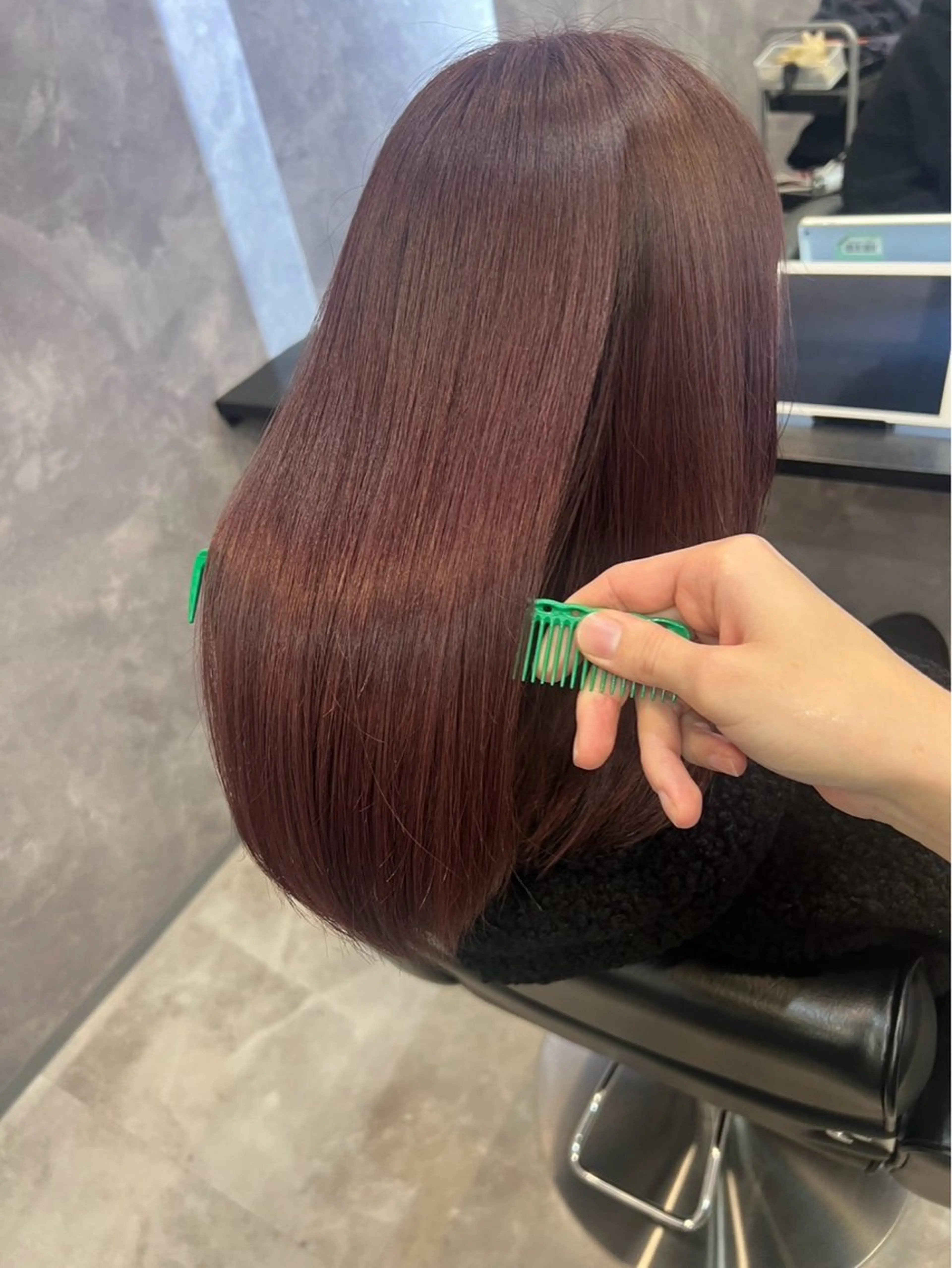 ロング 縮毛矯正/柏の葉 🎱🖤ふうかのヘアスタイル
