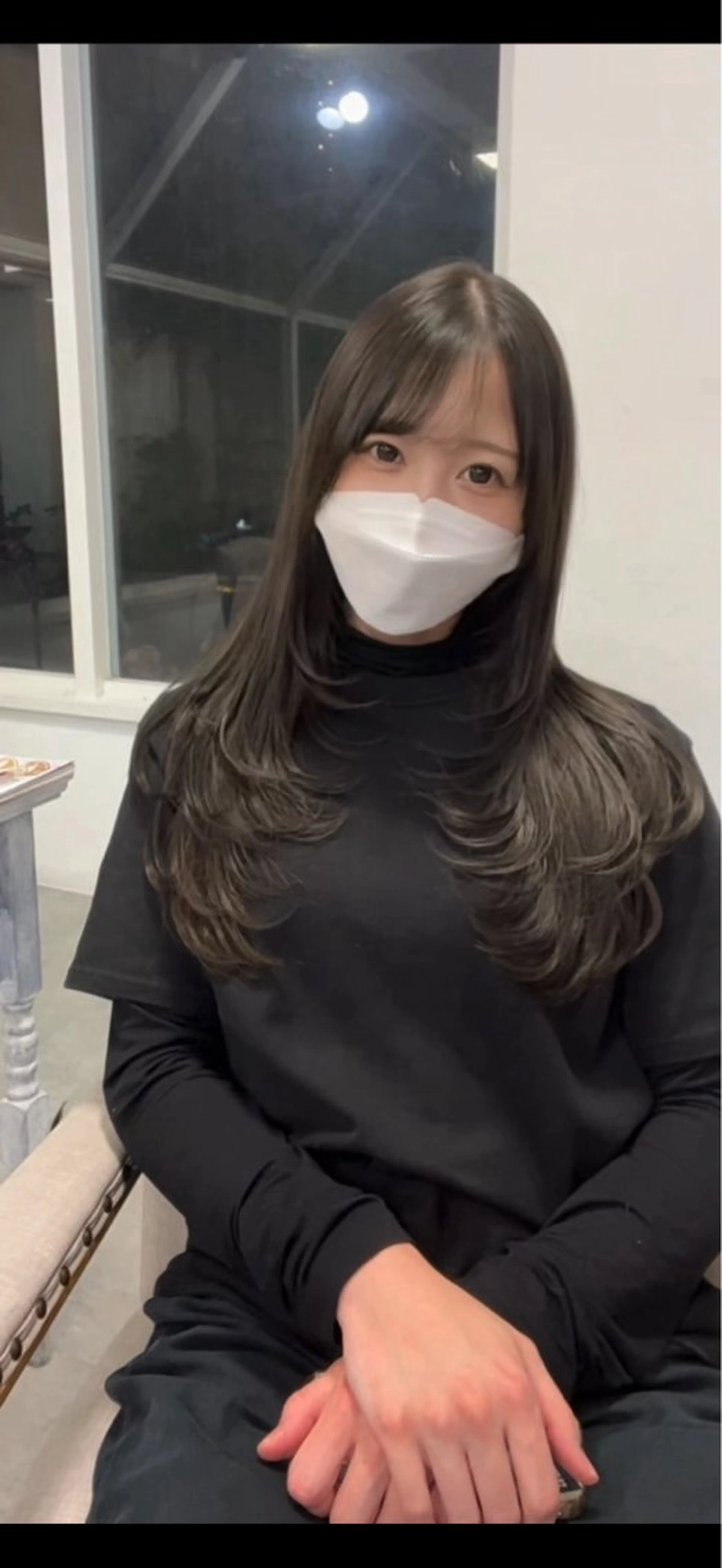 ロング レイヤーカット TIGRE  kagoshima所属・鹿児島レイヤー/ 韓国ヘア/みつはのヘアスタイル