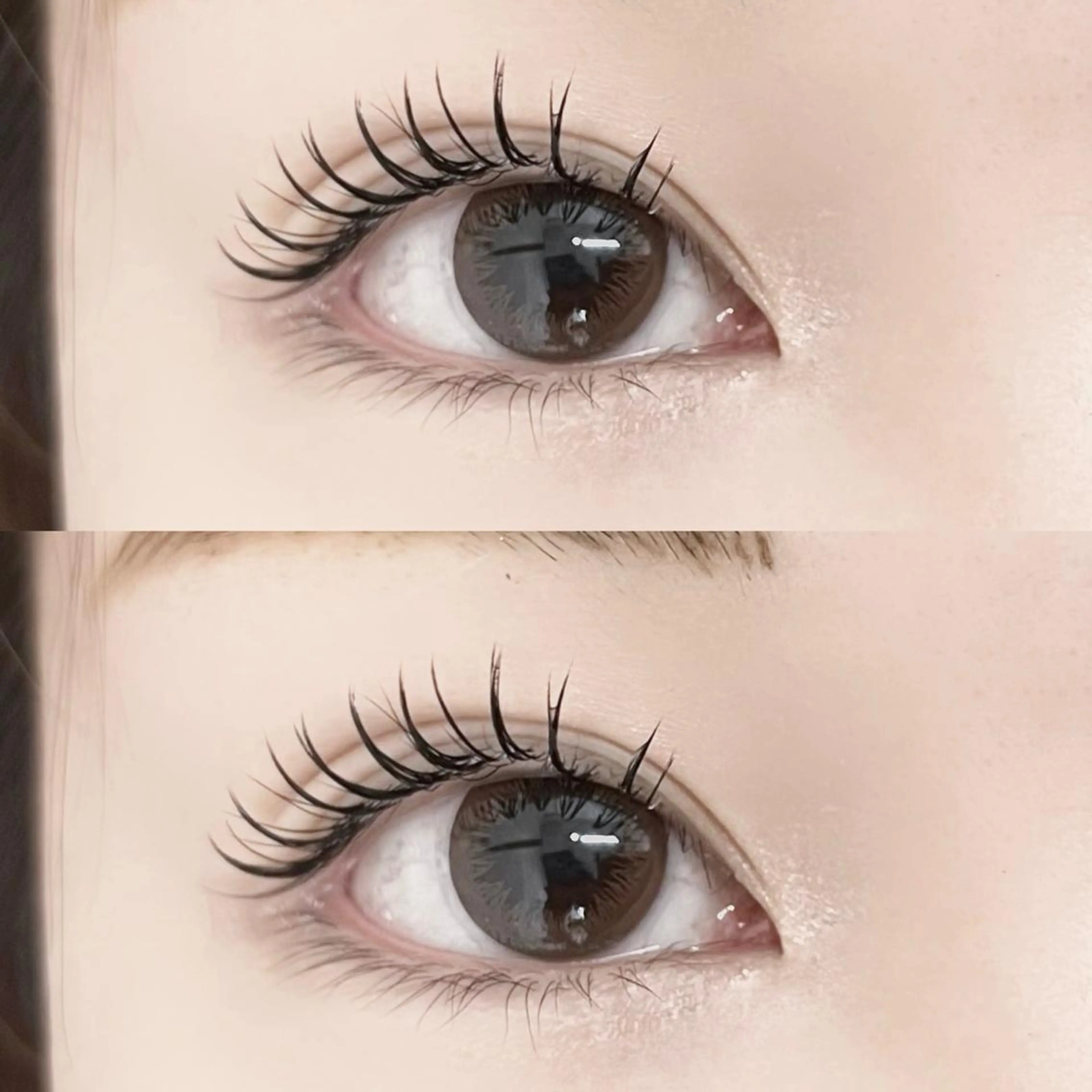 💖LEDエクステ💖フラットラッシュ100本🤍束感コーティング仕上げ🤍オフ+1100円の写真