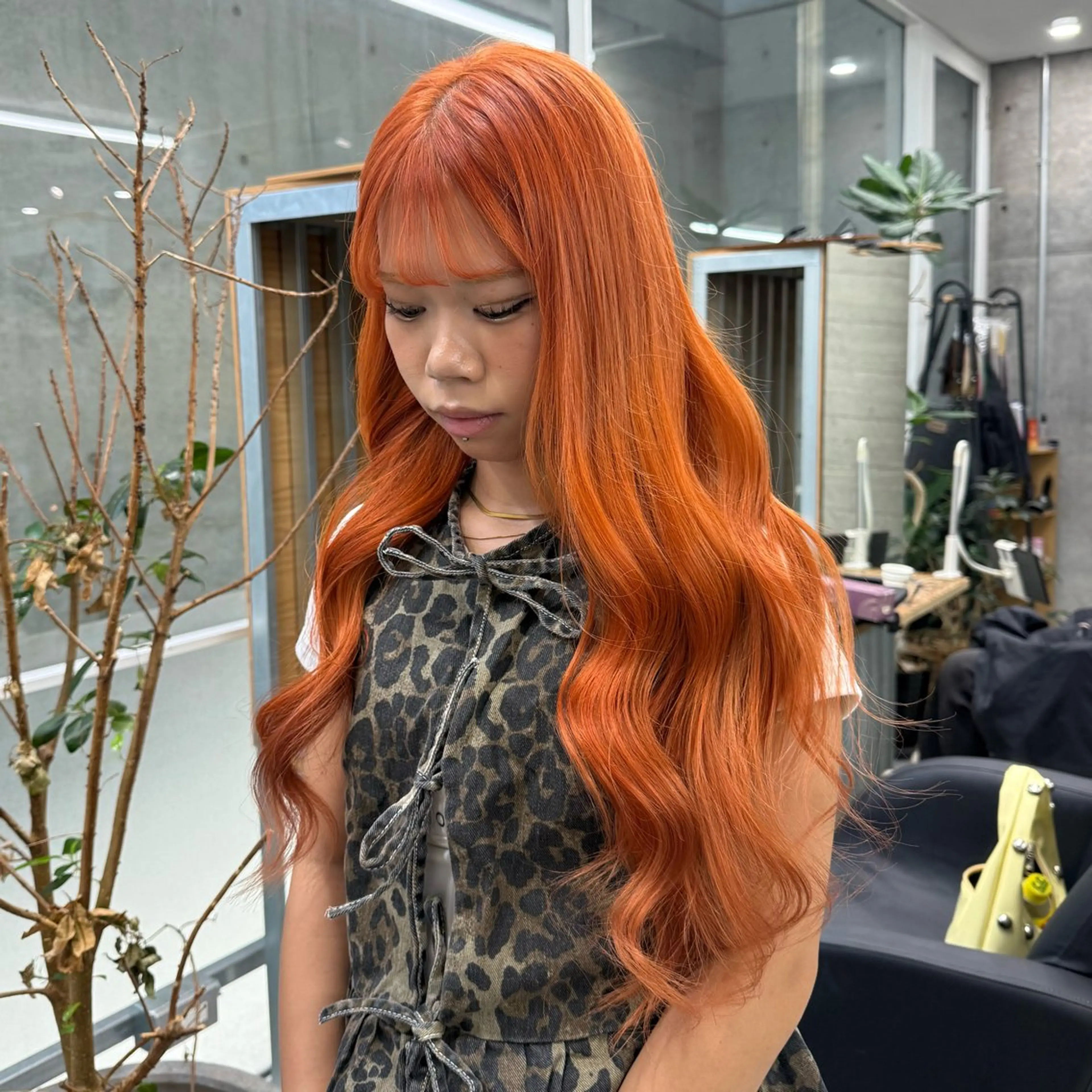 ロング カラー カット ヘアカラー Welring hair salon所属・Runa/大人 かわいいハイトーンのヘアスタイル