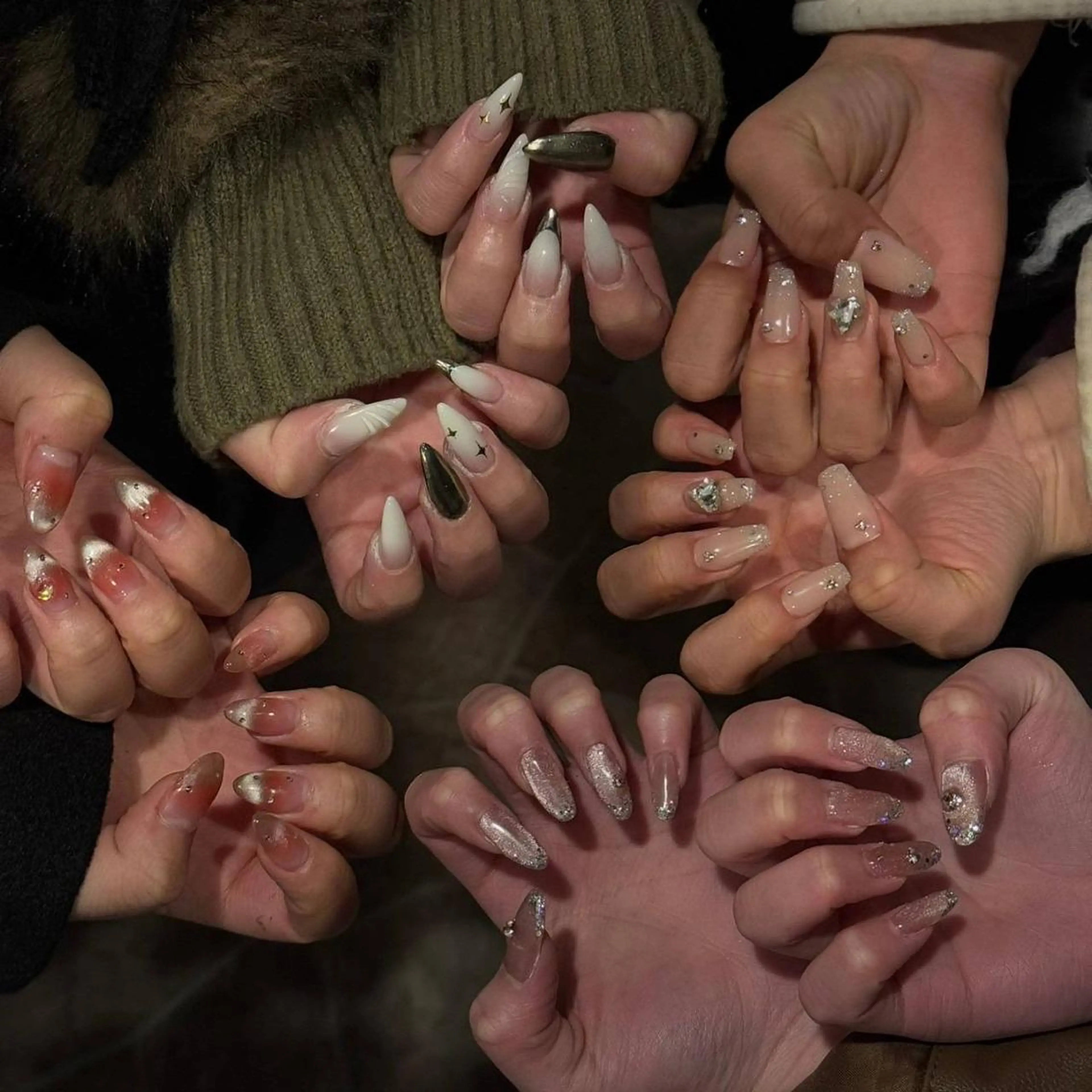 ジェル💙90分やり放題💙 持ち込み画像ok/韓国ネイル/ワンホンネイルの写真