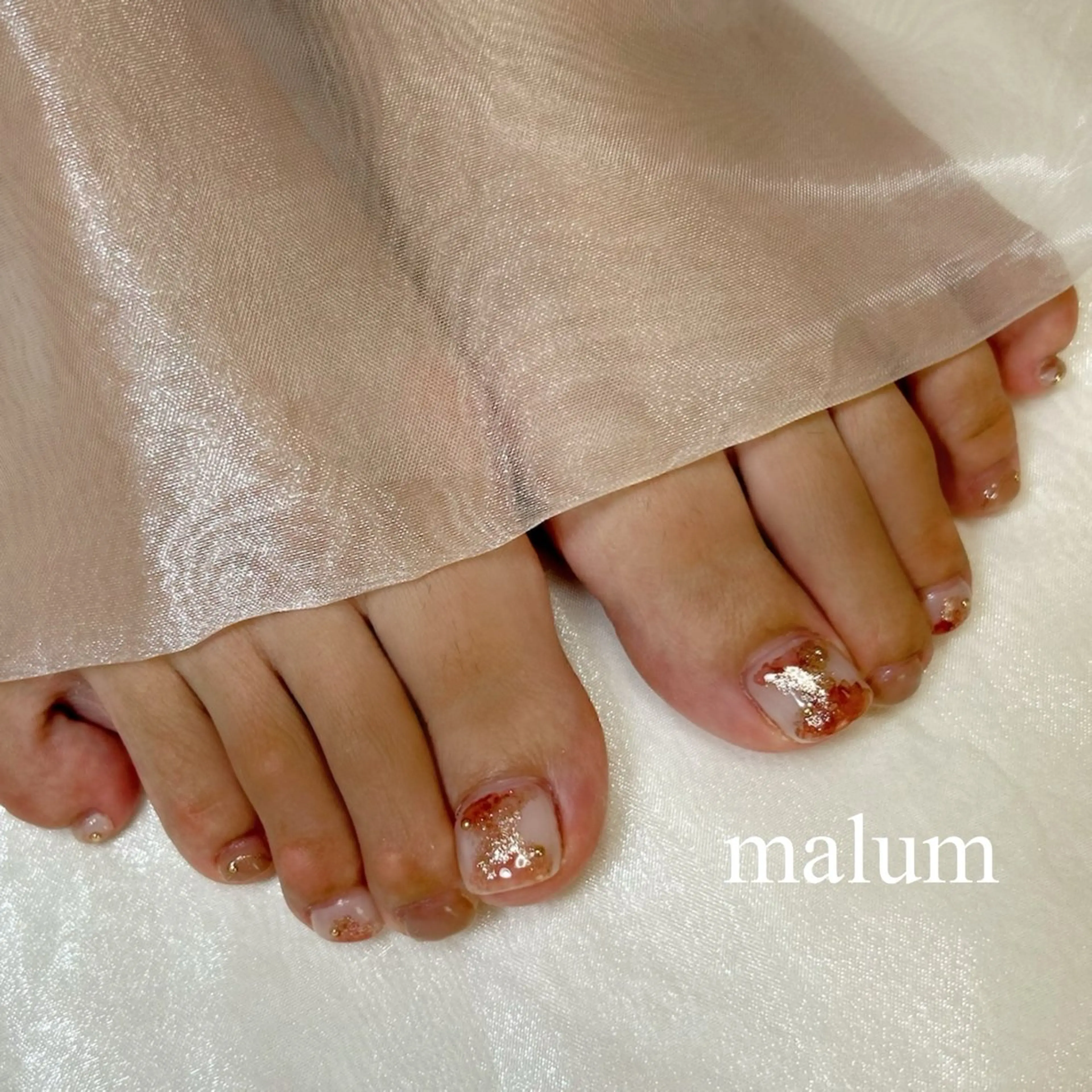 ネイル フットネイル malum nailのネイルデザイン