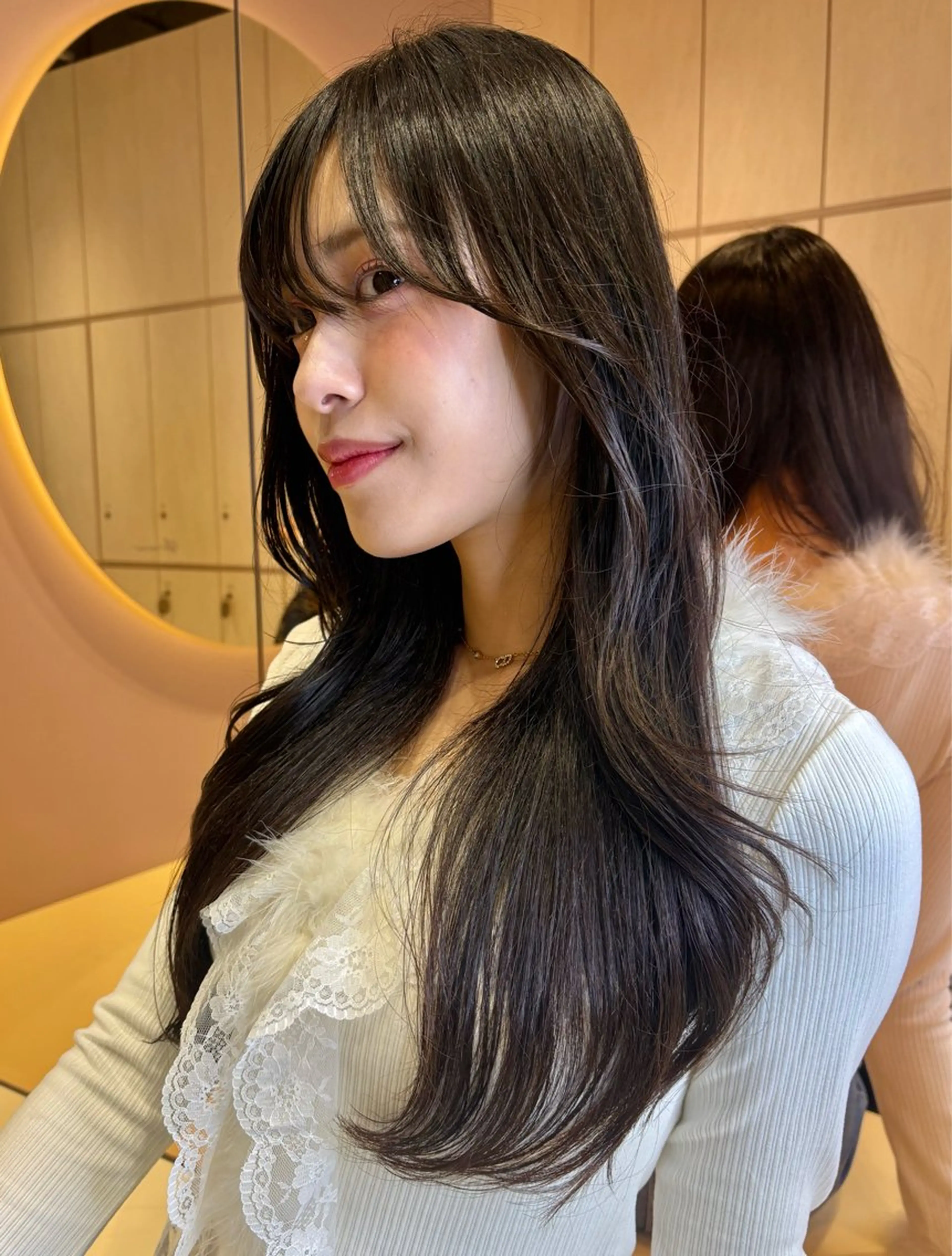 ロング カラー ヘアアレンジ カット ヘアカラー トリートメント ヘアセット 大宮‎🩵縮毛矯正 レイヤー　佐藤和のヘアスタイル
