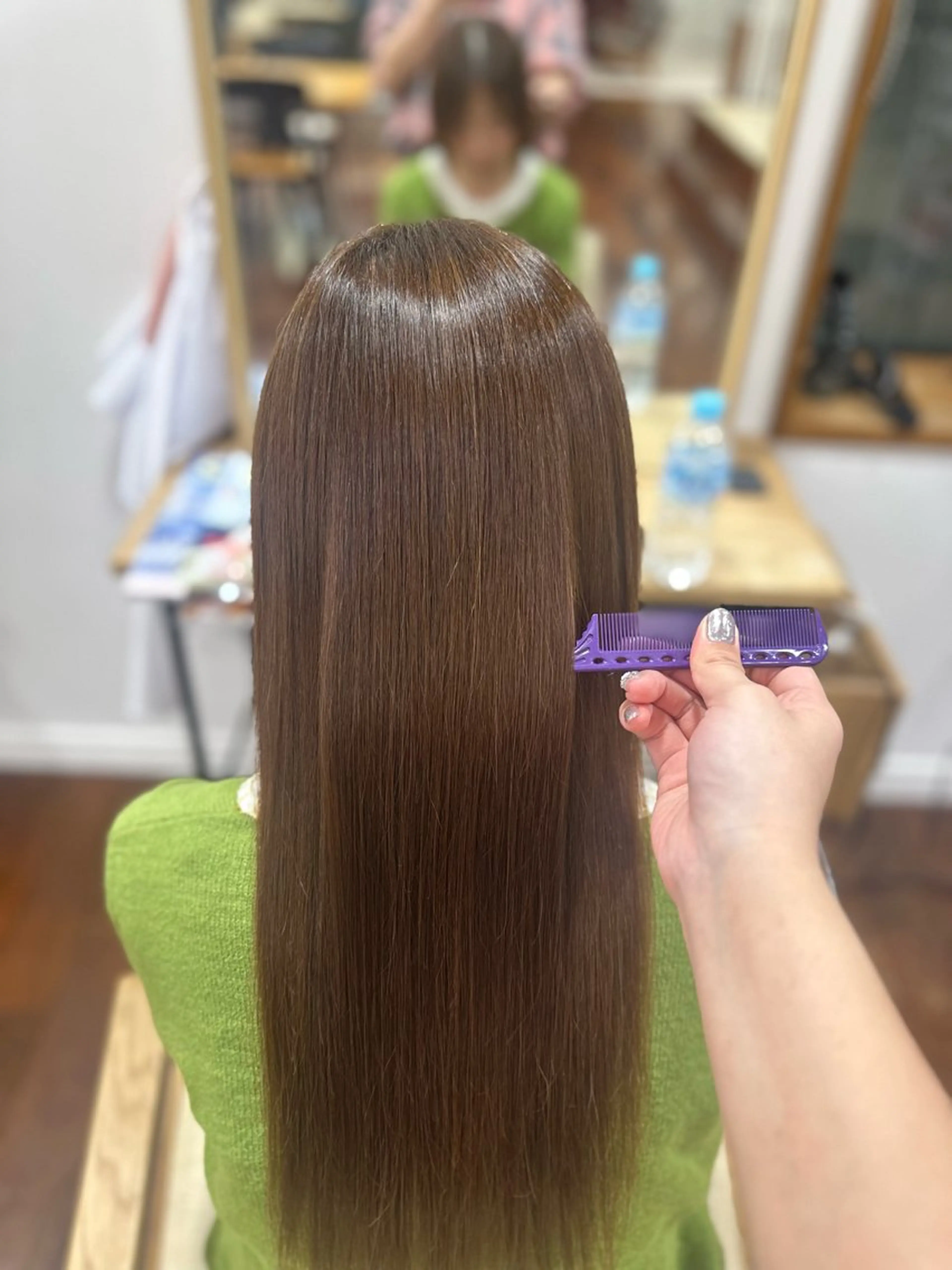 ロング 縮毛矯正 🩷仙台/ワンカラー /えれな🩷のヘアスタイル