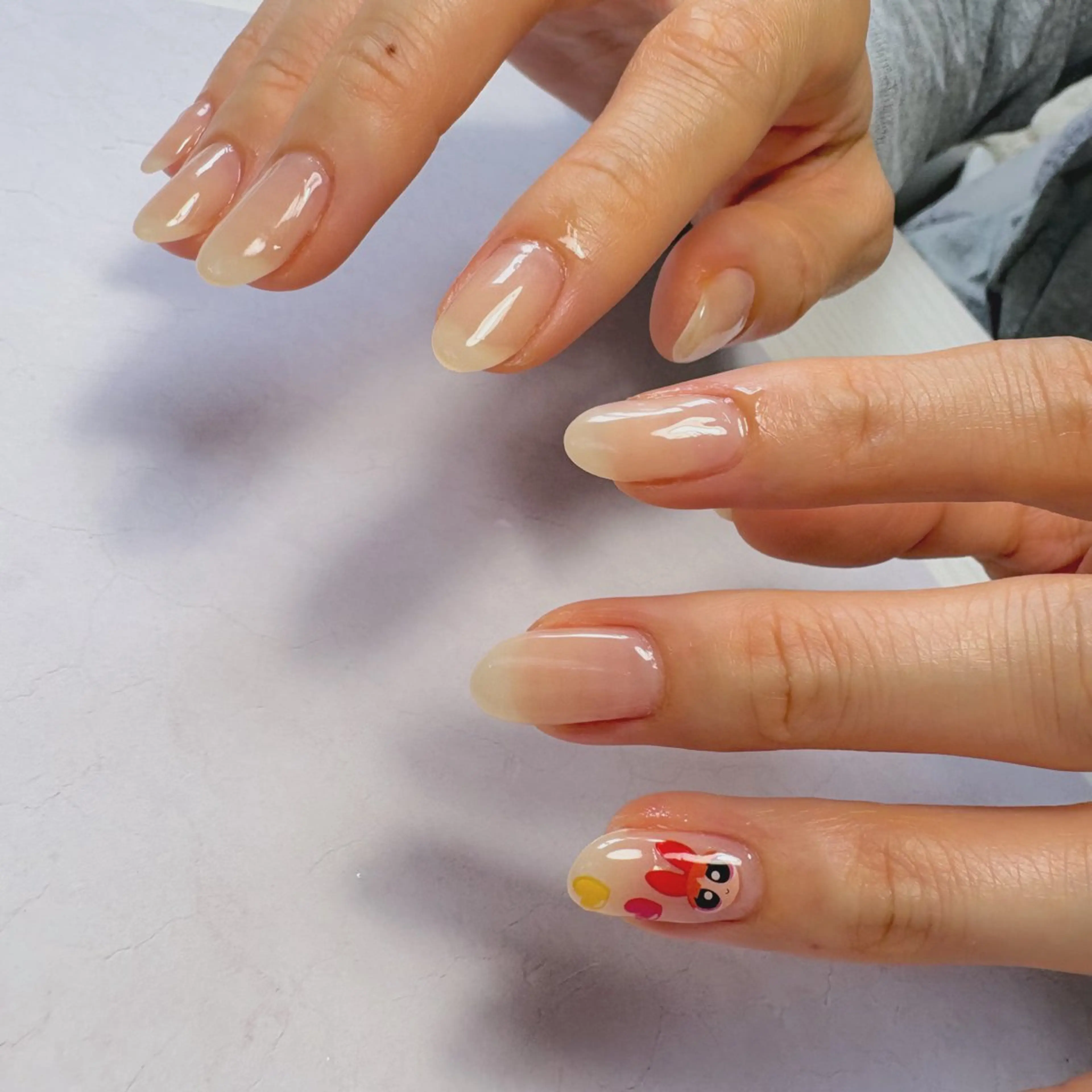 ネイル オフィスネイル シンプルネイル ハンドネイル Nail Salon noiのネイルデザイン