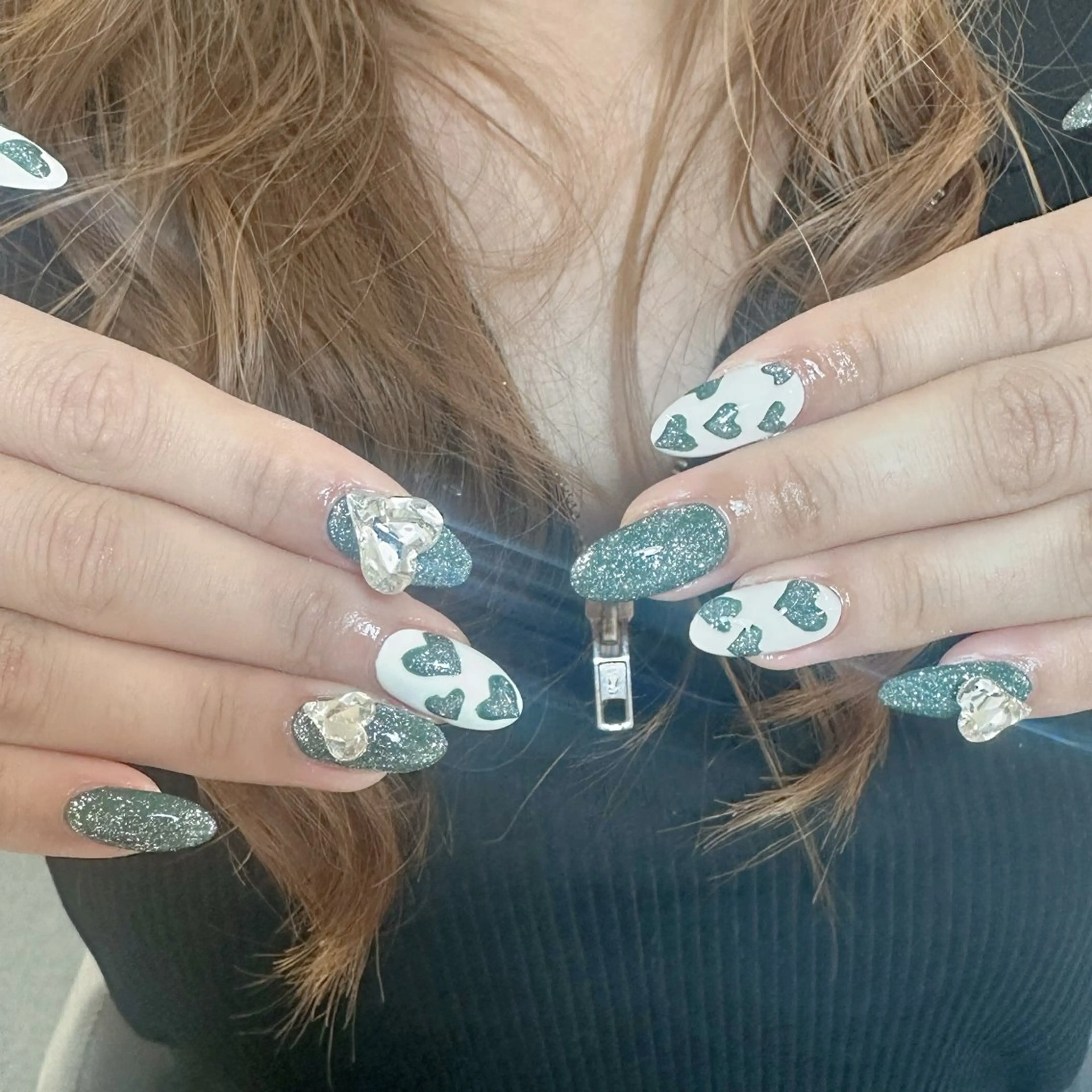 ネイル ハンドネイル 🍄Rina🍄 韓国風ネイルのネイルデザイン