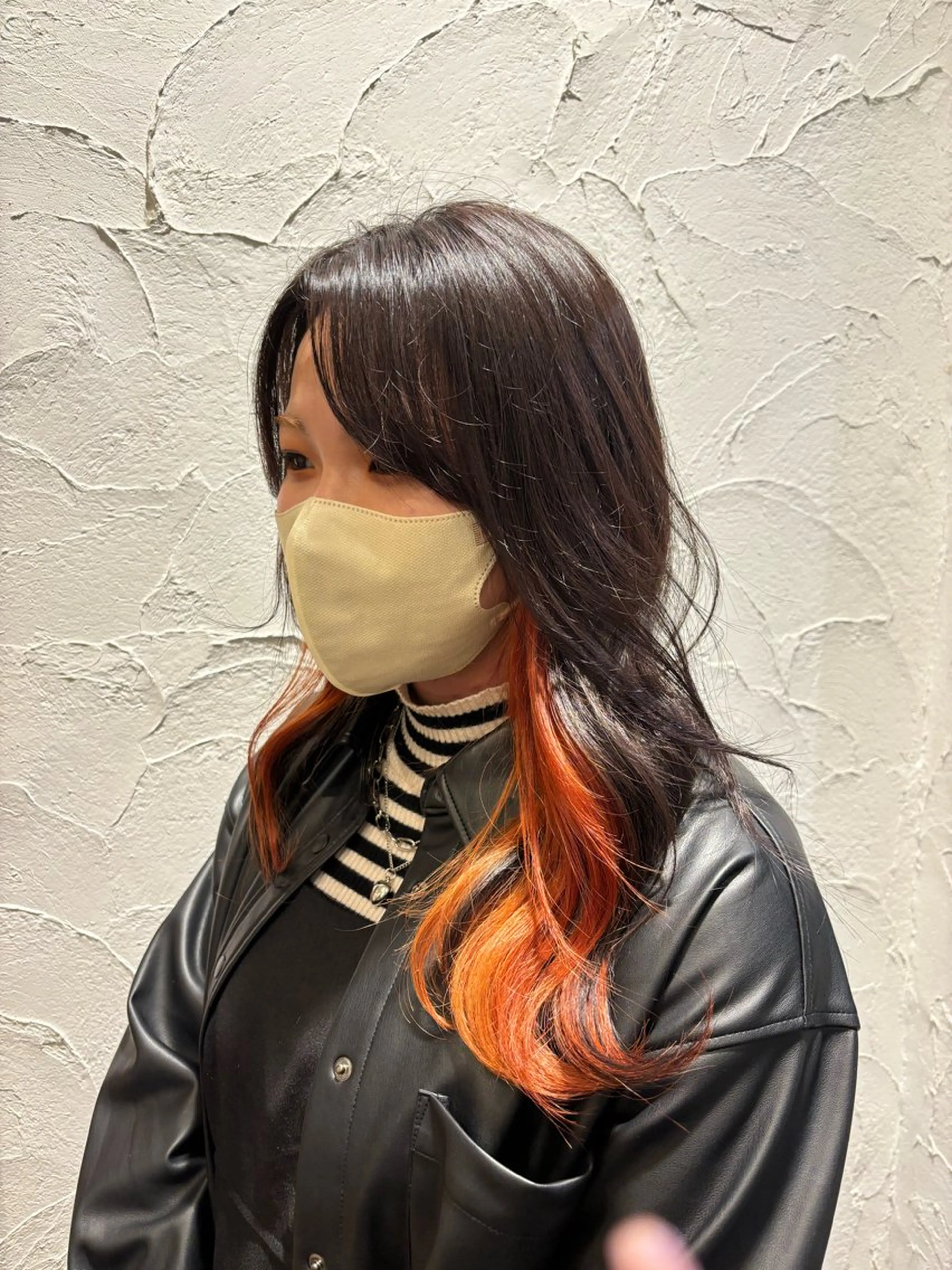 選べるWカラー💞【インナー or  裾】(ブリーチ込み)の写真