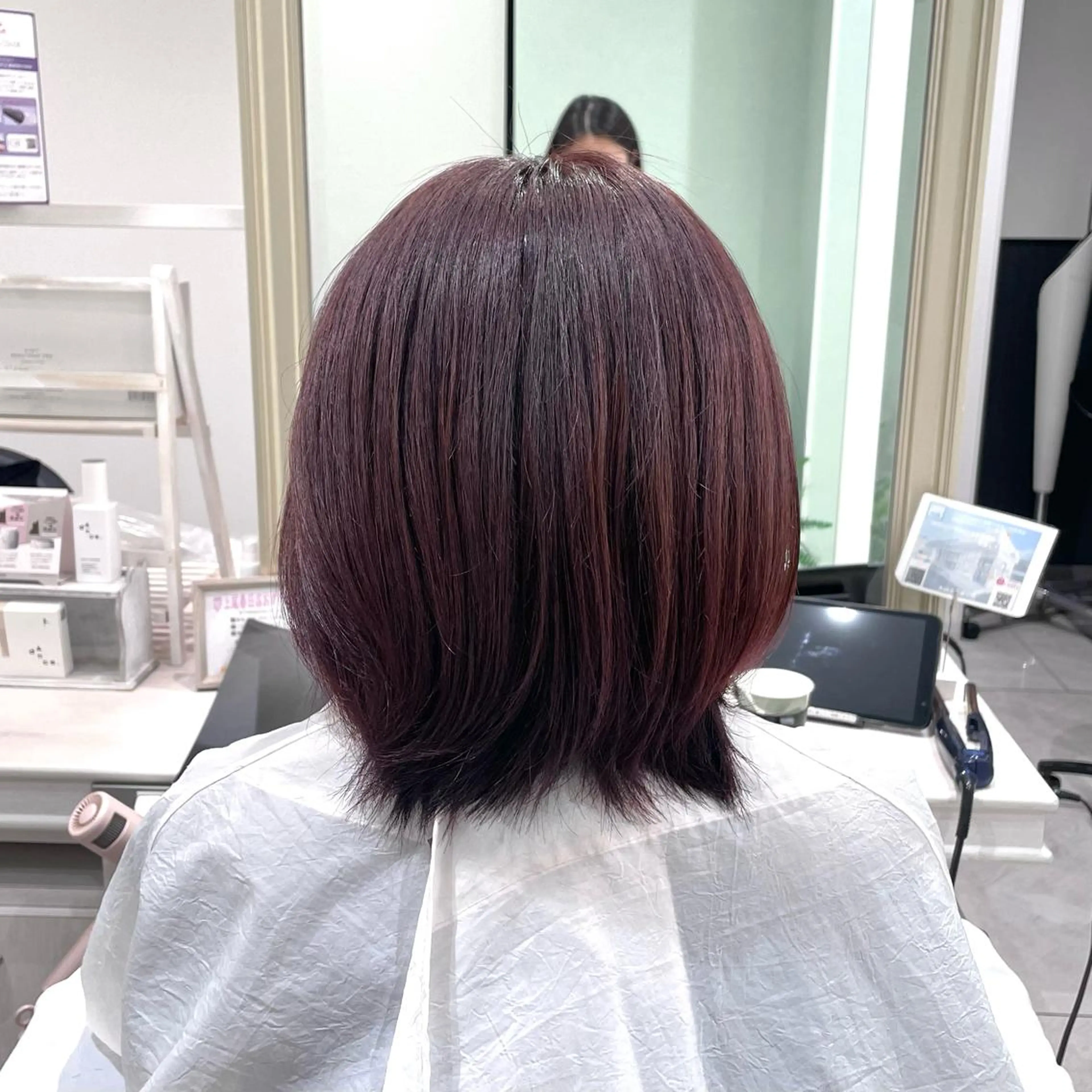 カラー バイオレットカラー カット ヘアカラー トリートメント ヘアセット パク・ボミン小野リエ 韓国ハーフ🦊のその他イメージ