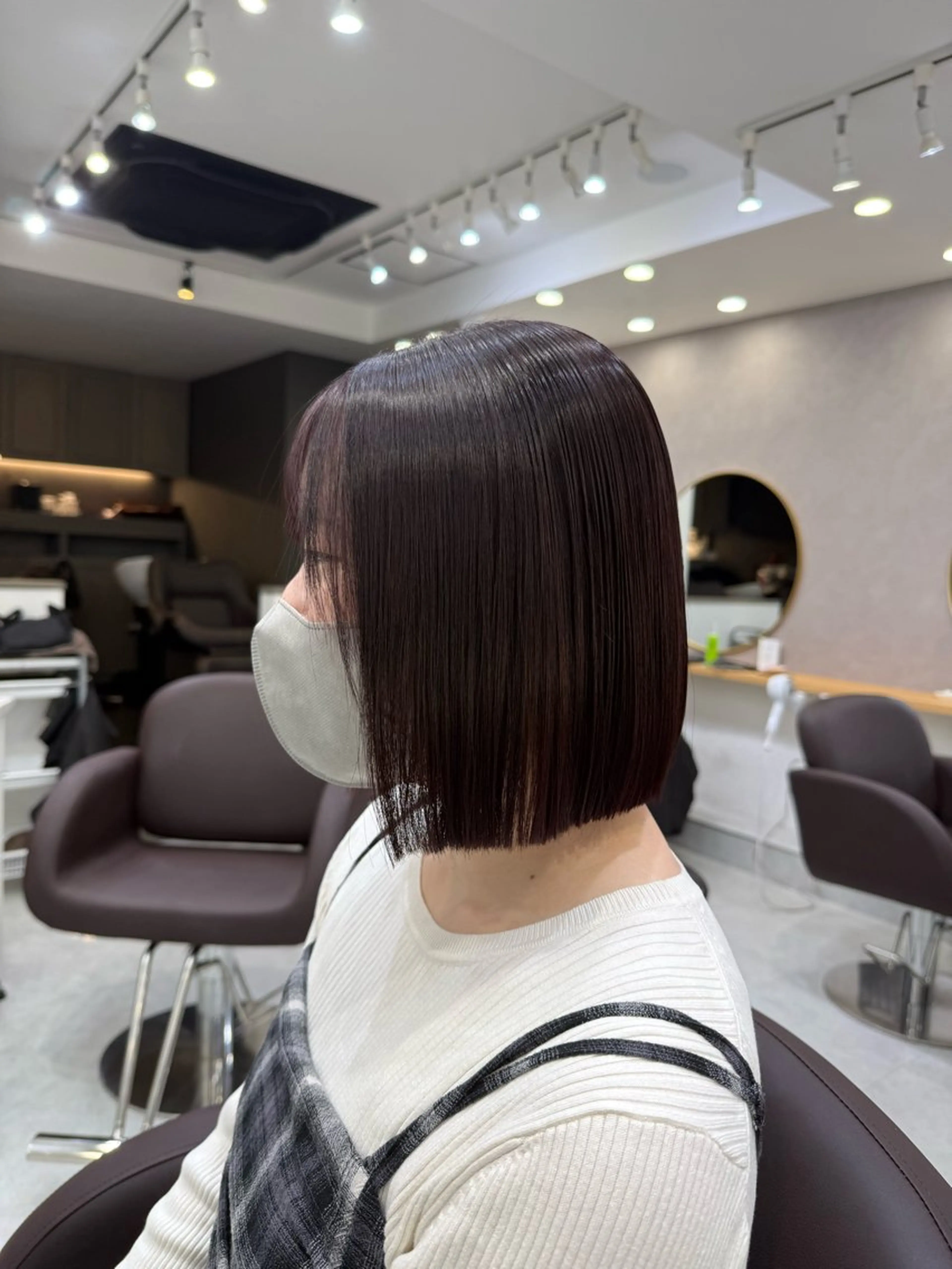 ショート カラー ヘアアレンジ ヘアカラー トリートメント ヘアセット 💗横浜美容室 💗HARUNAのヘアスタイル