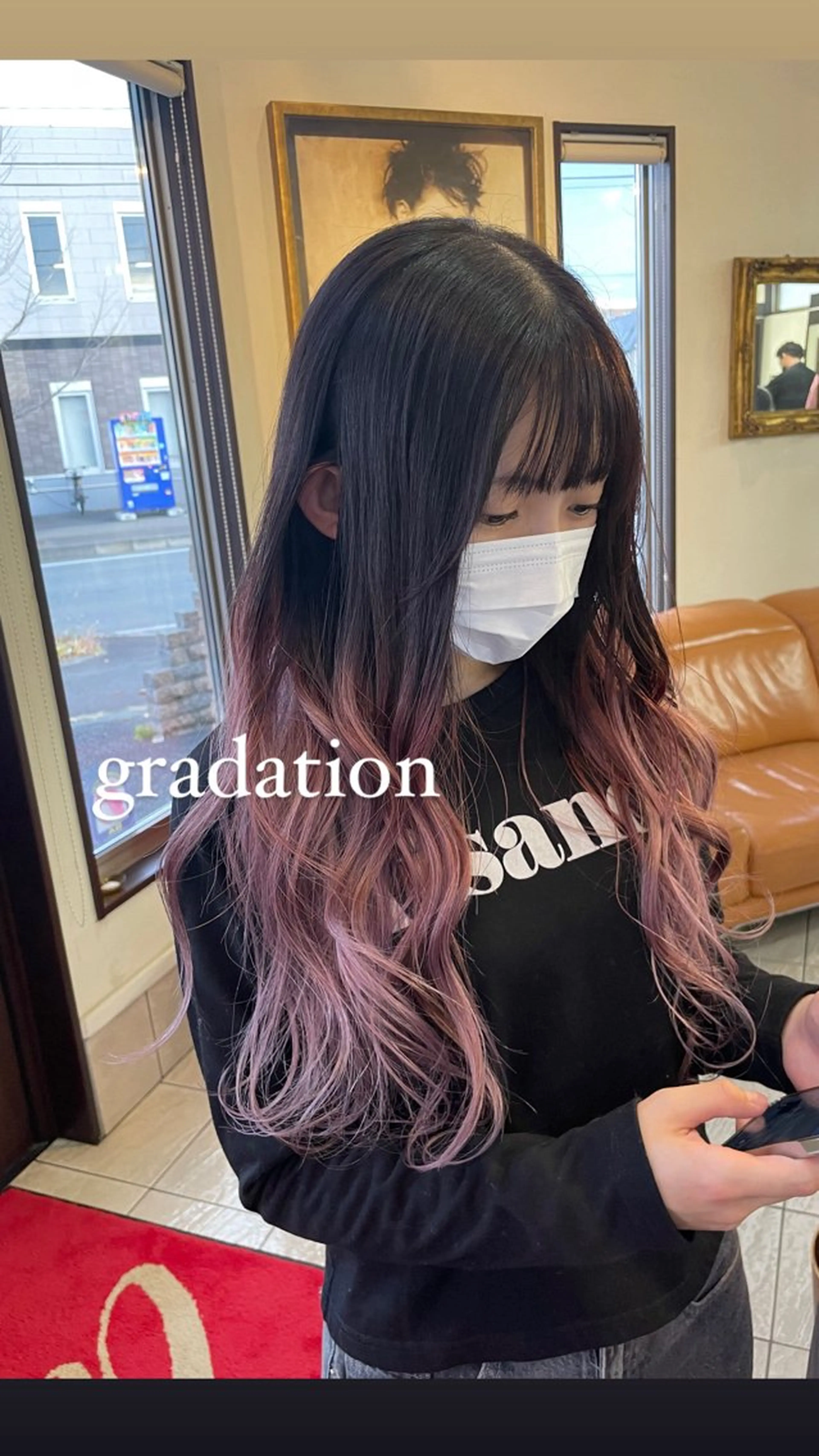 ロング カラー カット ヘアカラー コレットヘアー 田中アヤノのヘアスタイル