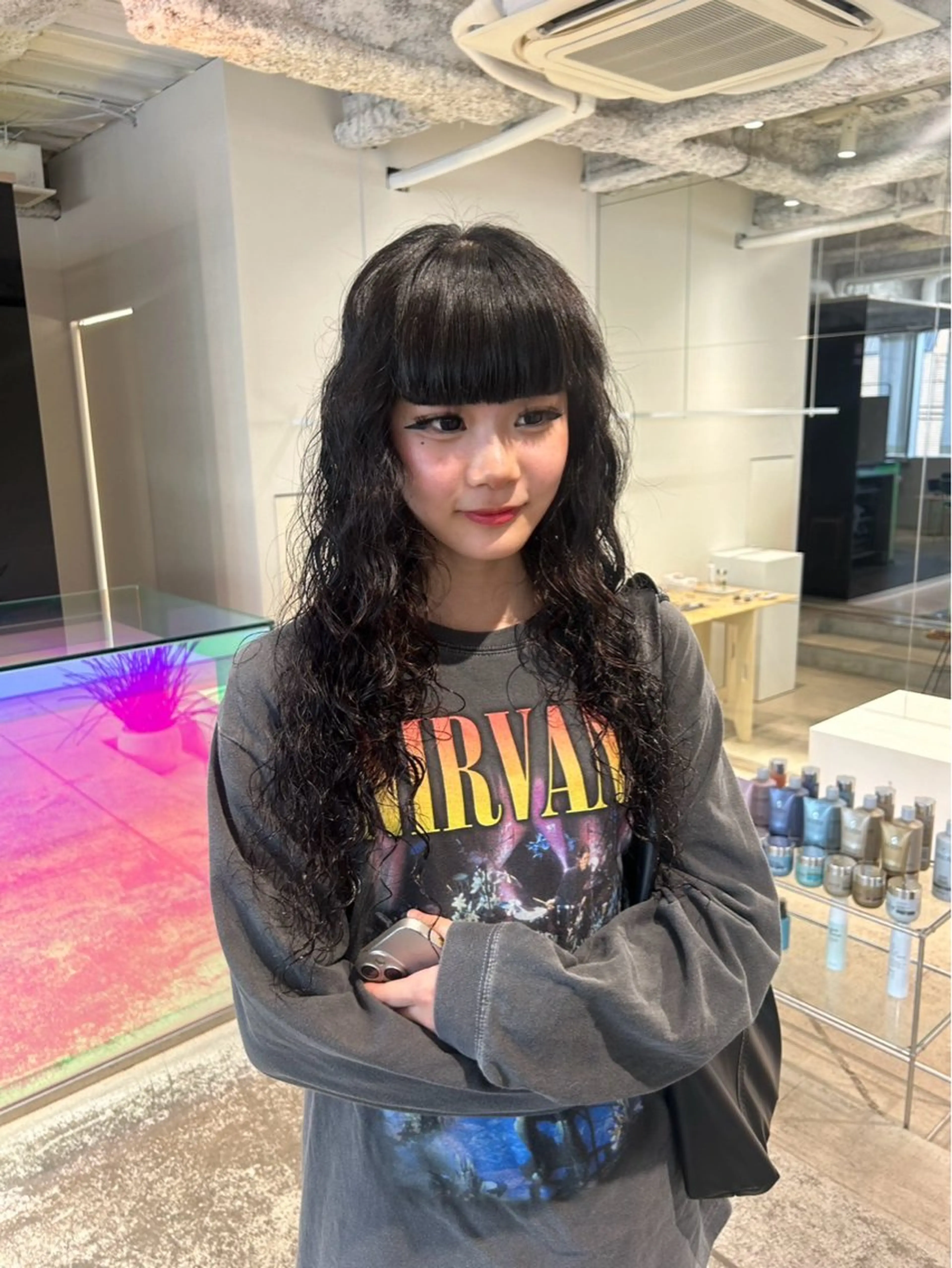 ロング パーマ ANY/須田麻人 /パーマスタイルのヘアスタイル