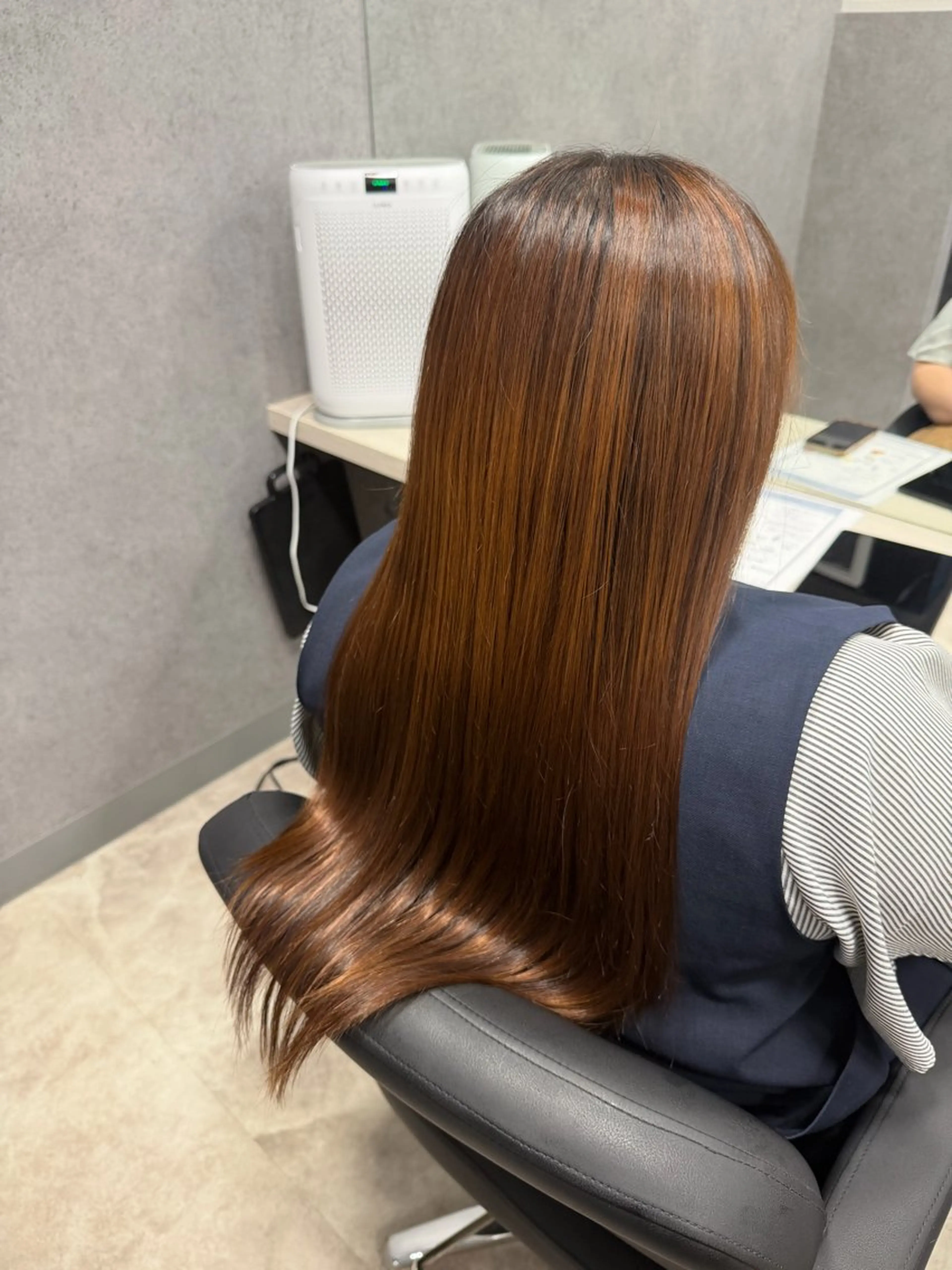 ロング パーマ 縮毛矯正 カット 縮毛矯正 トリートメント ヘッドスパ 加藤 あおいのヘアスタイル