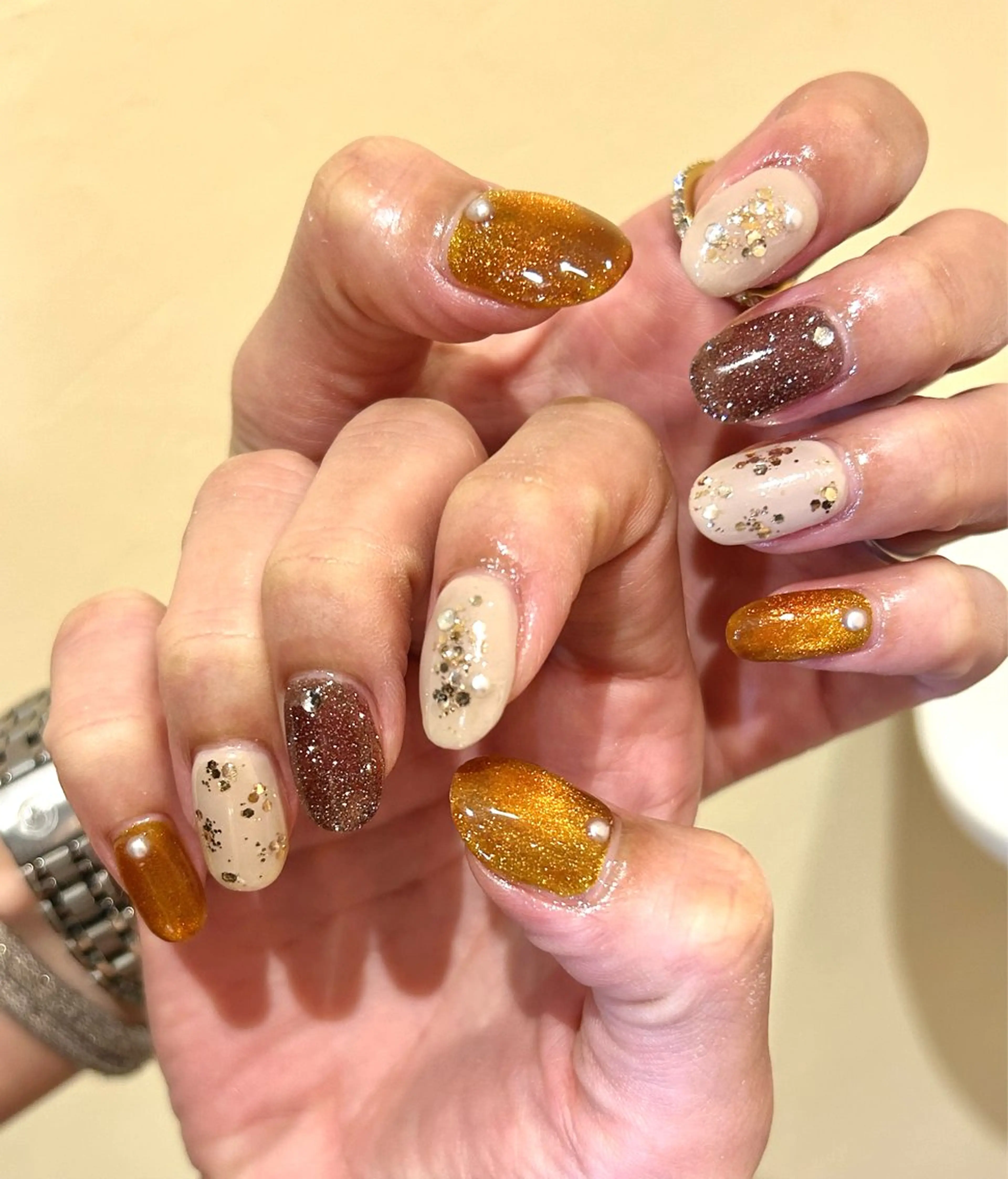 ネイル ハンドネイル Mana 🫧 パラジェル⌇自由が丘のネイルデザイン