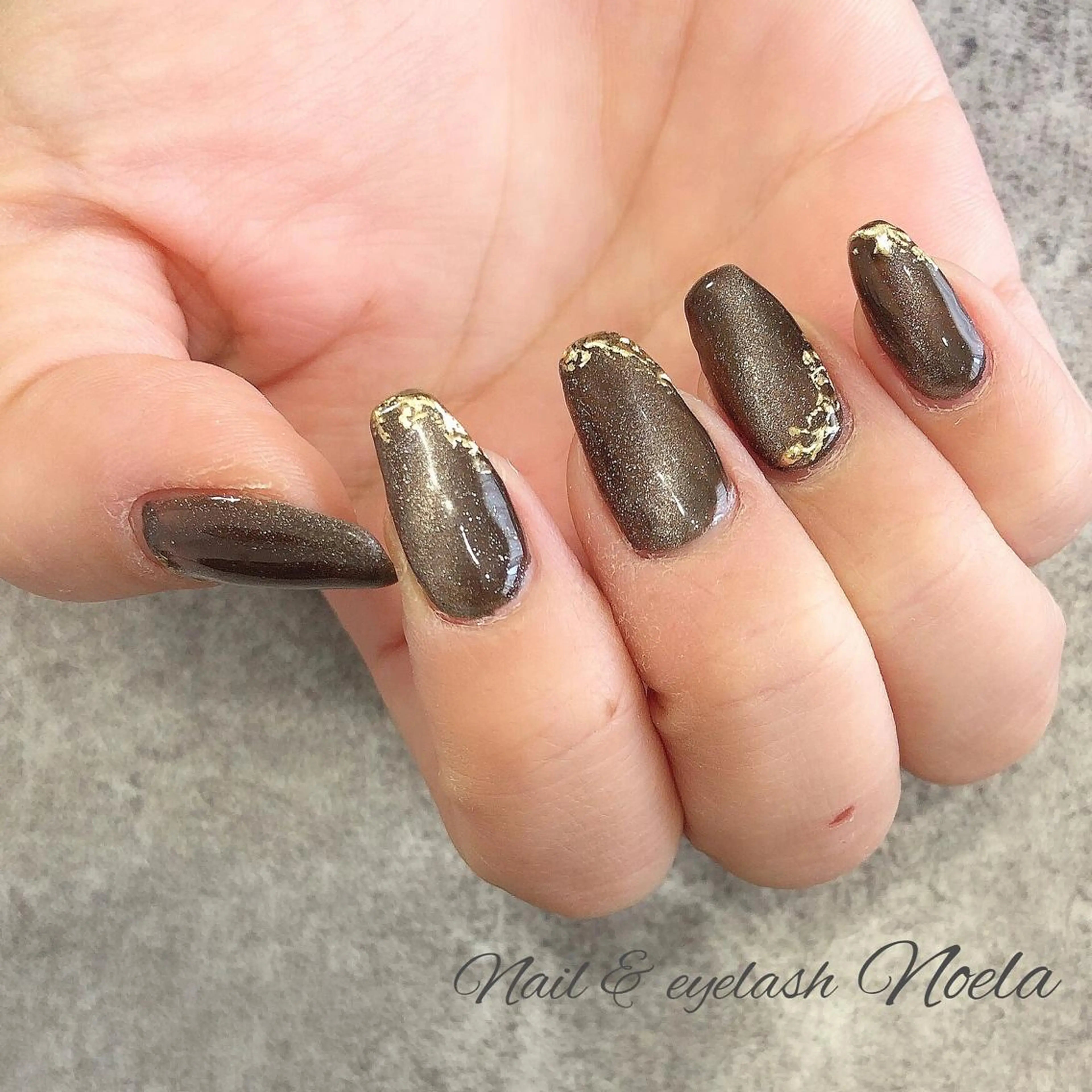 ネイル アートネイル マグネットネイル ミラーネイル Noela所属・Noela ノエラのマツエク・マツパデザイン