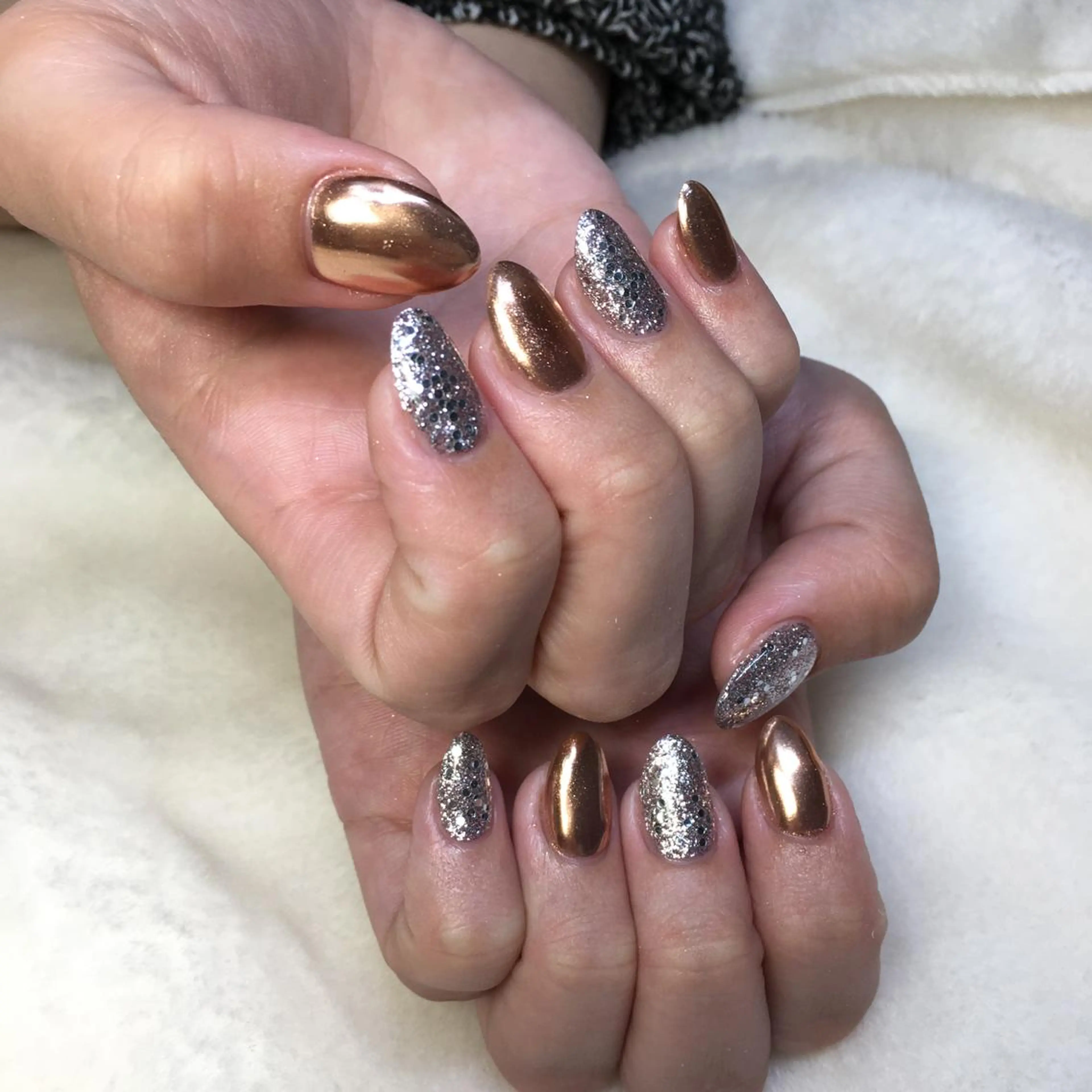 ネイル アートネイル ミラーネイル ハンドネイル kipinail 川﨑えりかのネイルデザイン